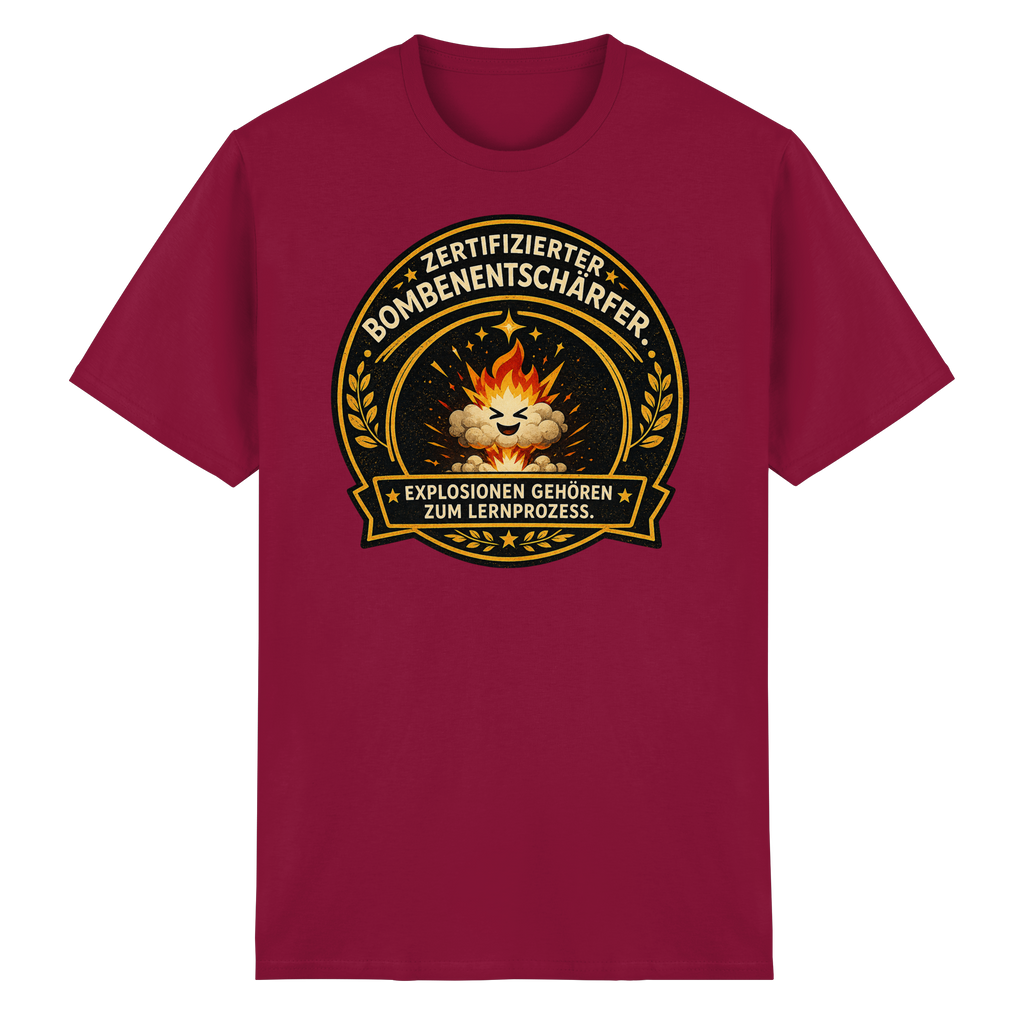 Zertifizierter Bombenentschärfer - Heavy Cotton T-Shirt