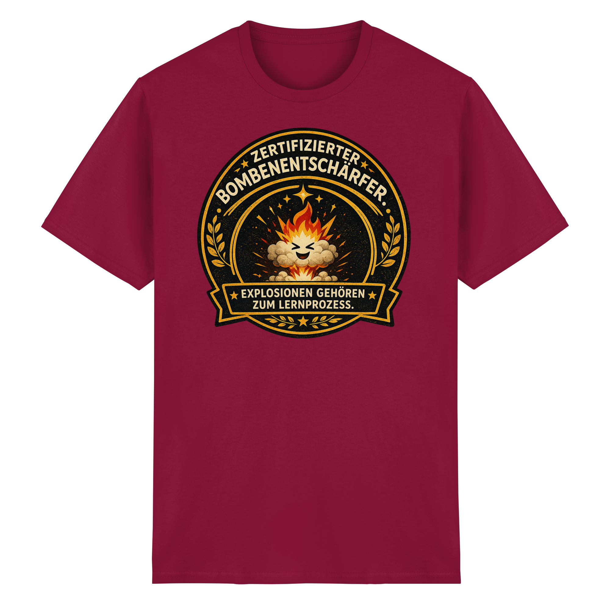 Zertifizierter Bombenentschärfer - Heavy Cotton T-Shirt