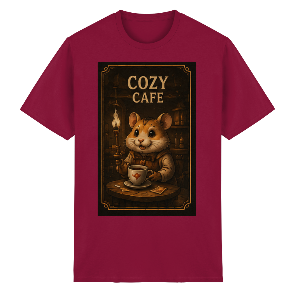 Cozy Café - Heavy Cotton T-Shirt