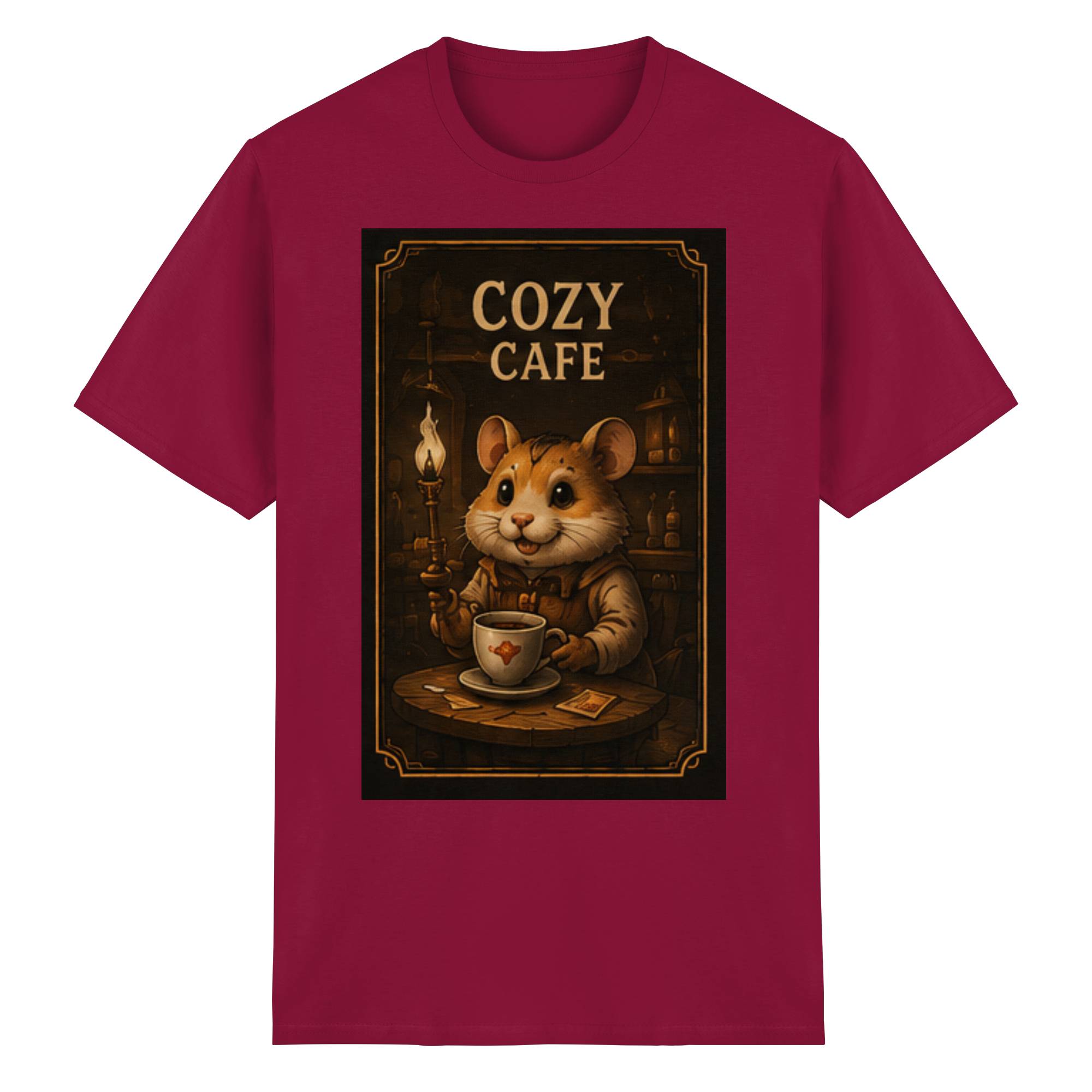 Cozy Café - Heavy Cotton T-Shirt