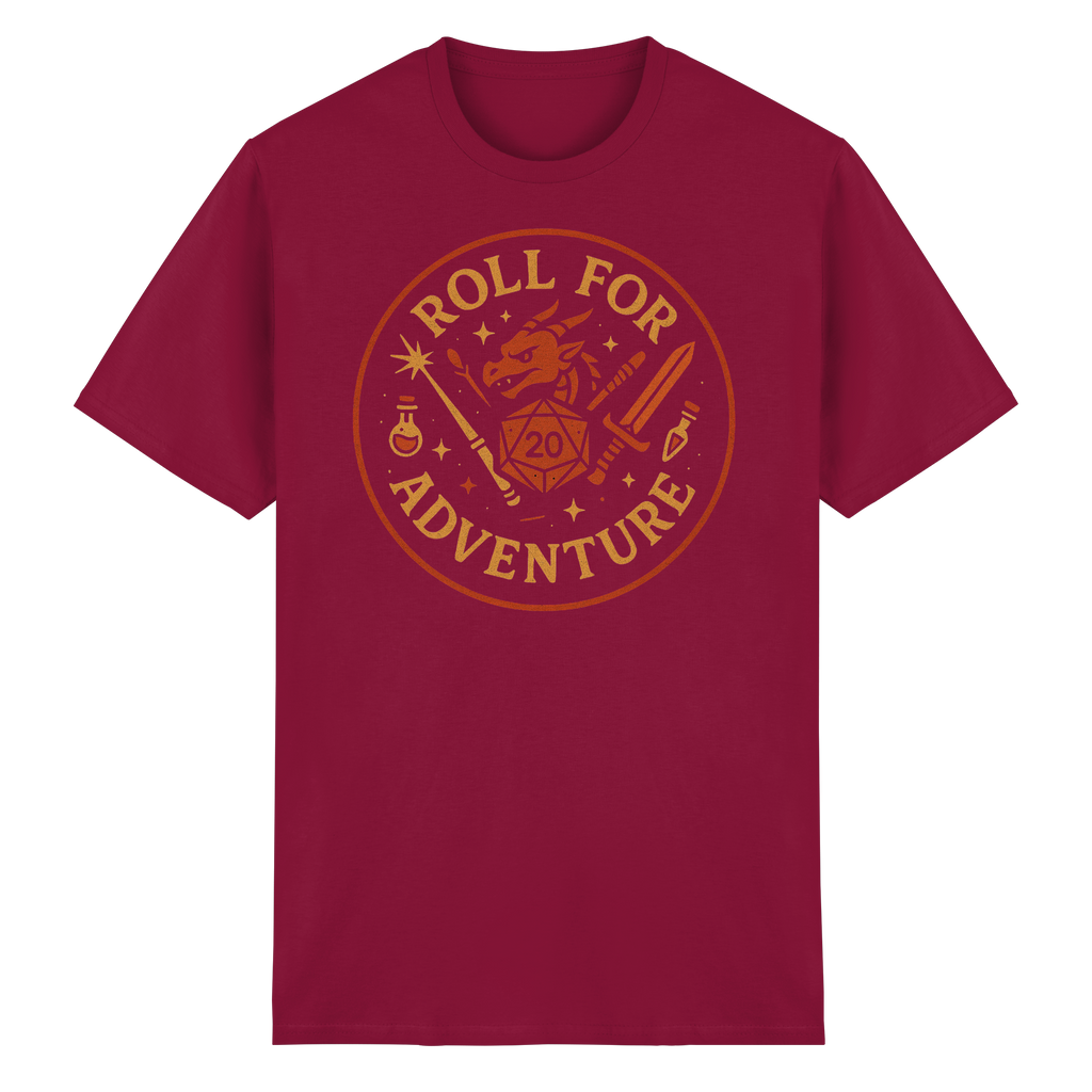 Roll for Adventure - Heavy Cotton T-Shirt