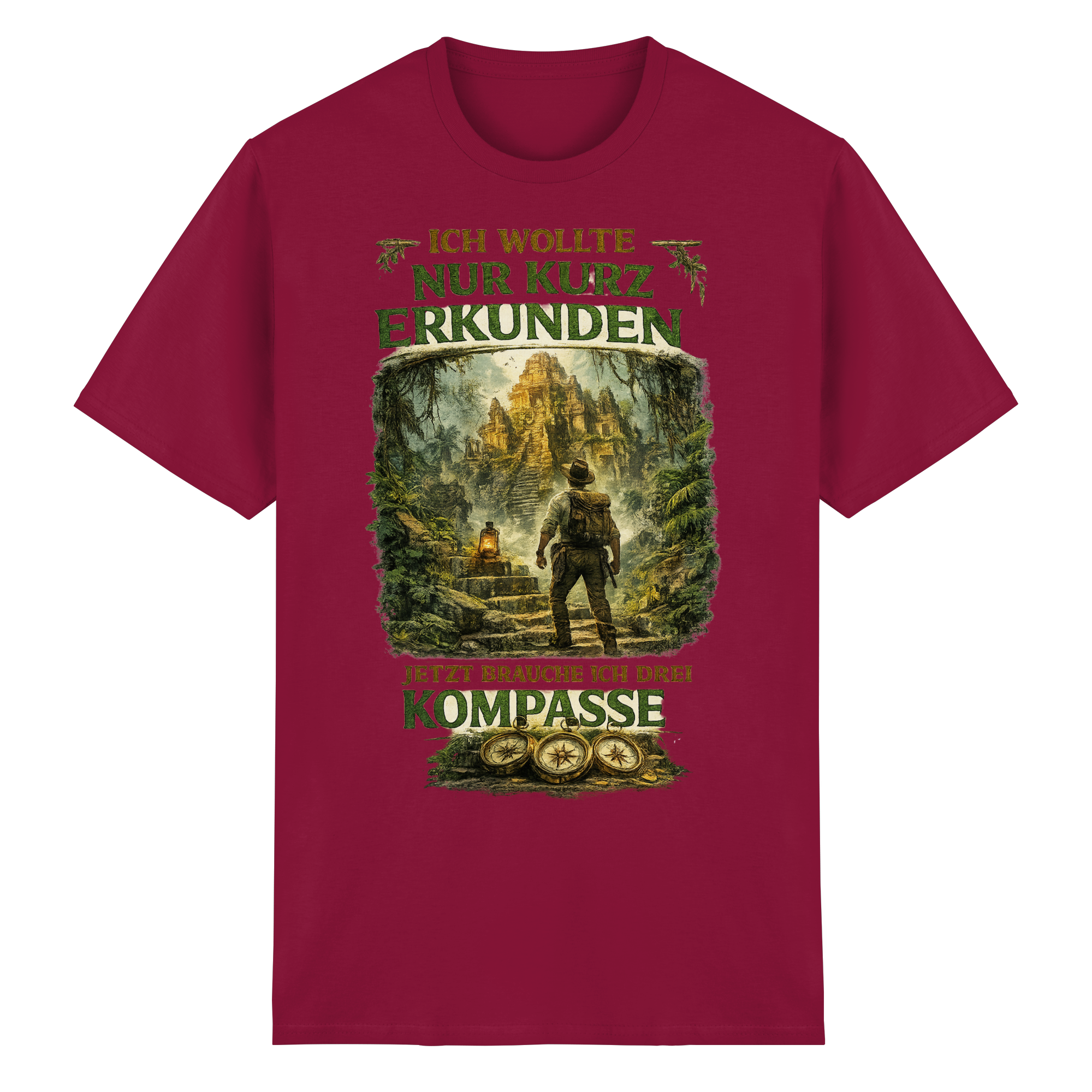 Nur kurz erkunden - Heavy Cotton T-Shirt