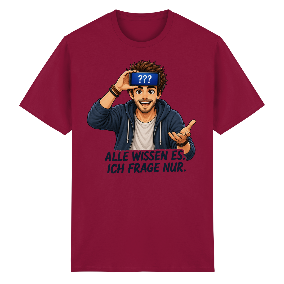 Alle wissen es. Ich frage nur. - Heavy Cotton T-Shirt
