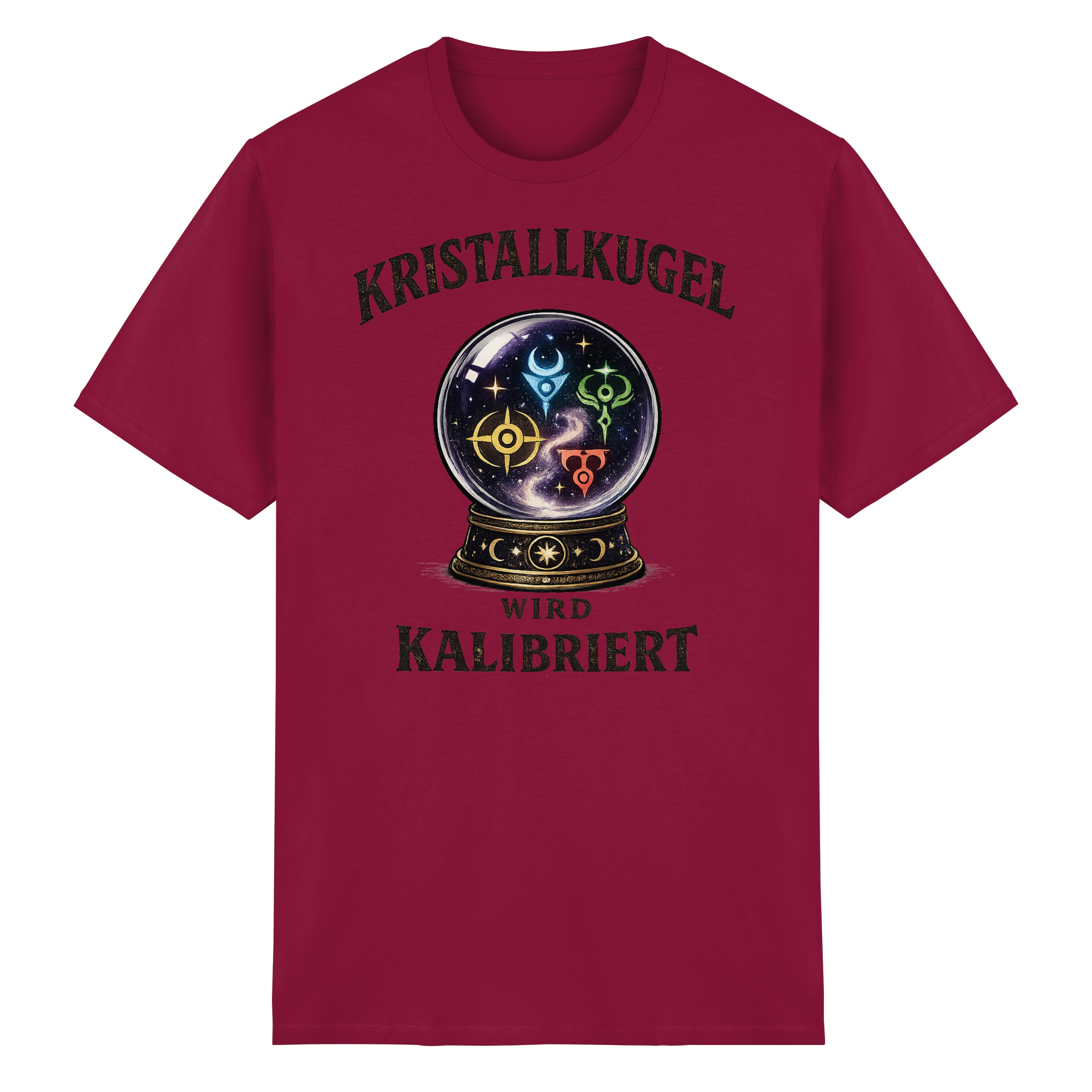 Kristallkugel wird kalibriert - Heavy Cotton T-Shirt