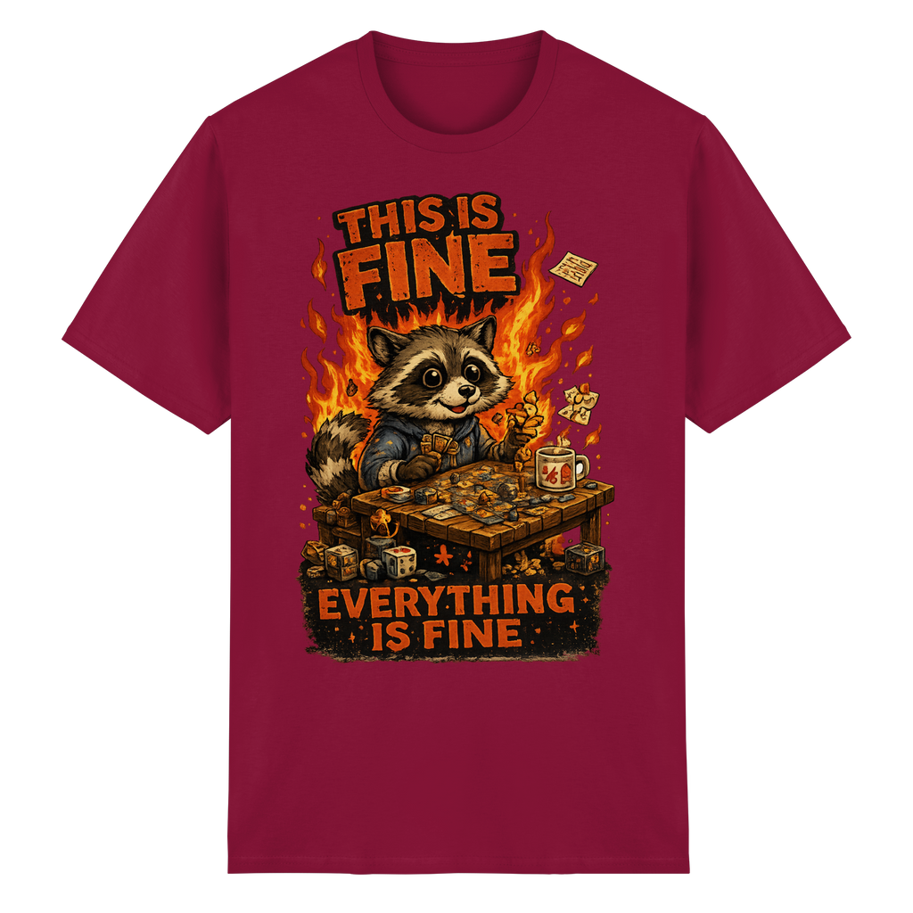 This Is Fine Club! - Heavy Cotton T-Shirt