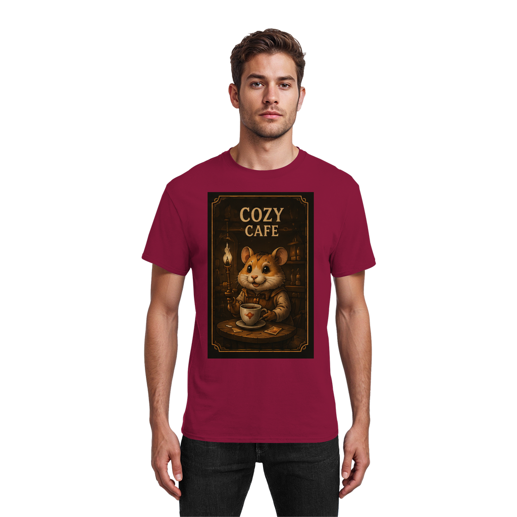 Cozy Café - Heavy Cotton T-Shirt