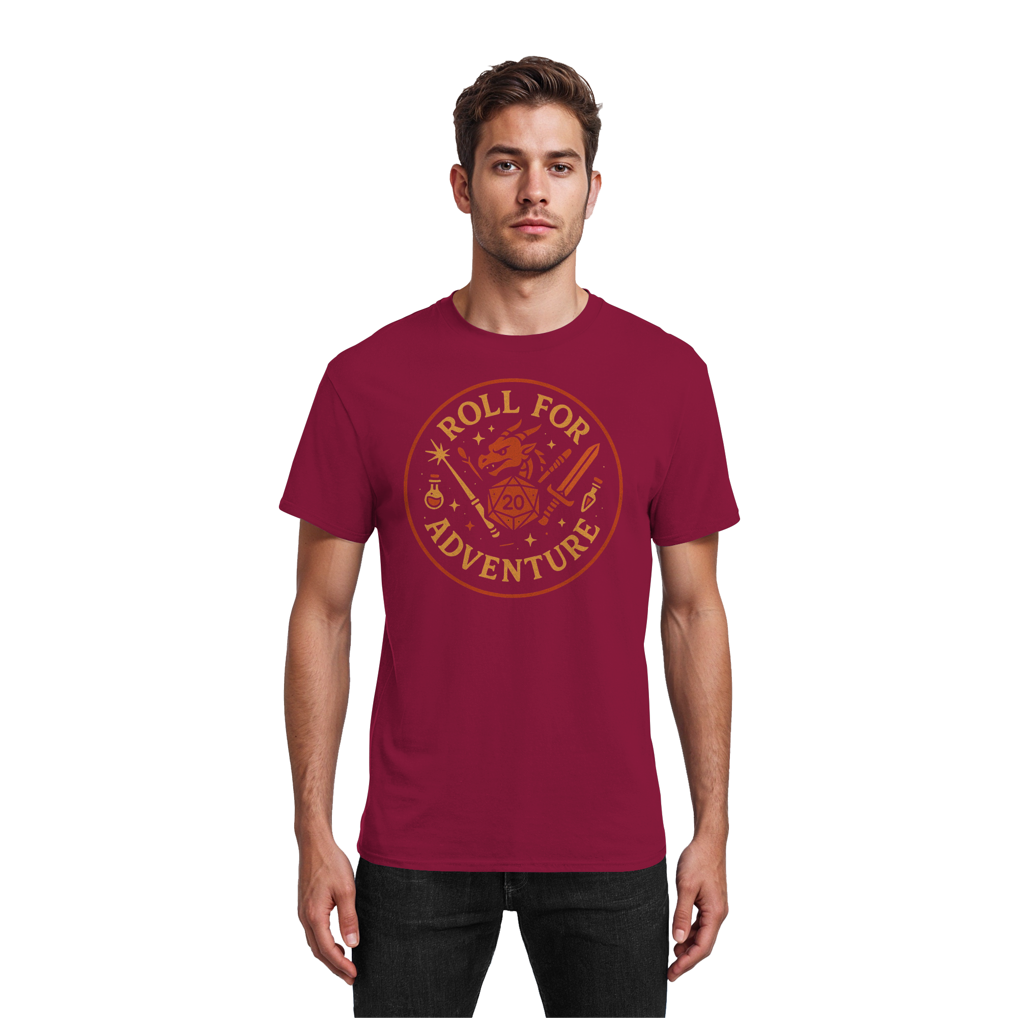 Roll for Adventure - Heavy Cotton T-Shirt