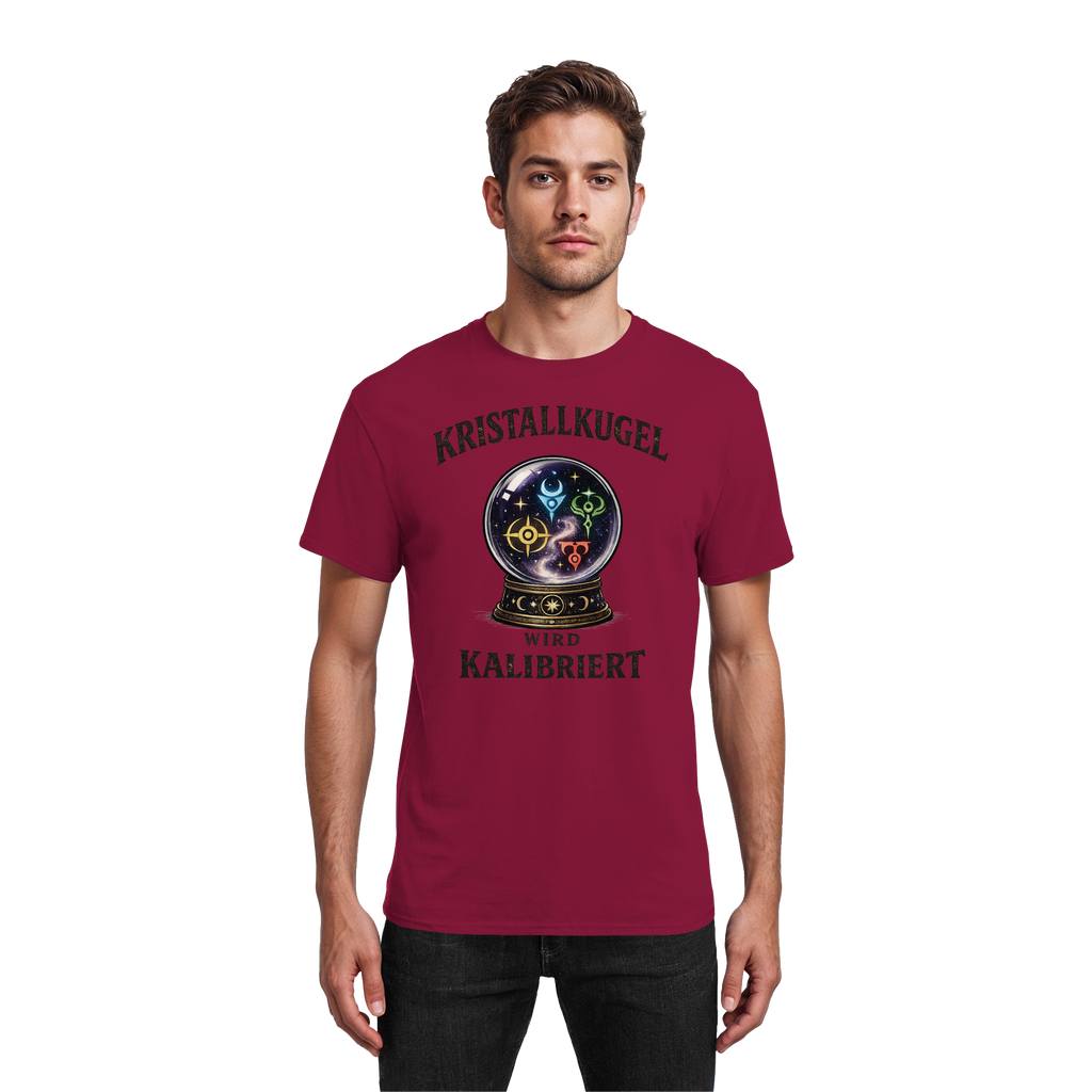 Kristallkugel wird kalibriert - Heavy Cotton T-Shirt