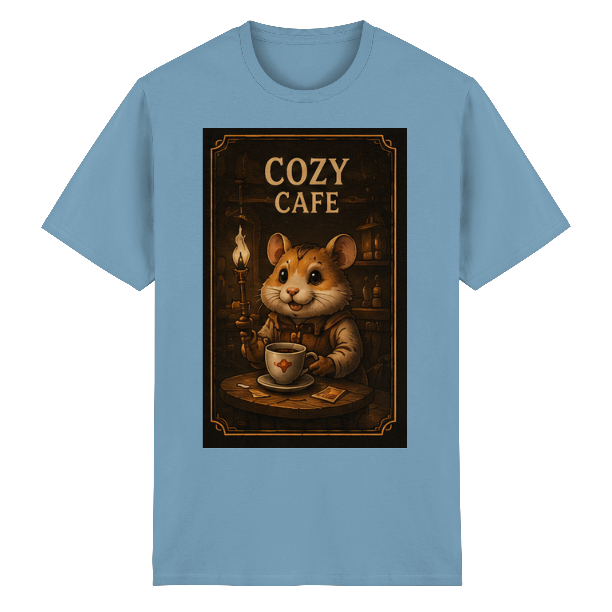 Cozy Café - Heavy Cotton T-Shirt