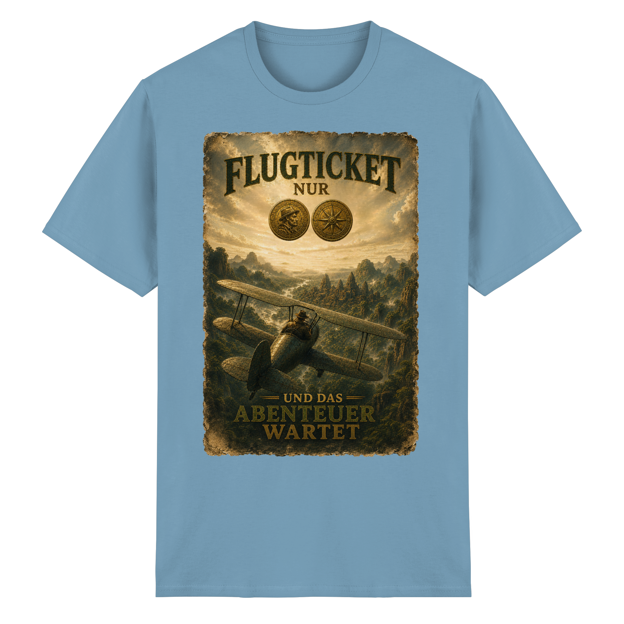 Adventure Ticket - Heavy Cotton T-Shirt