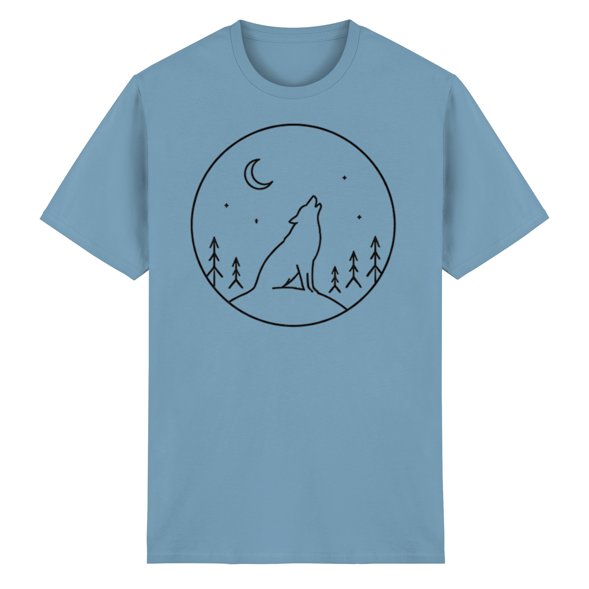 Die Nacht beginnt. - Heavy Cotton T-Shirt