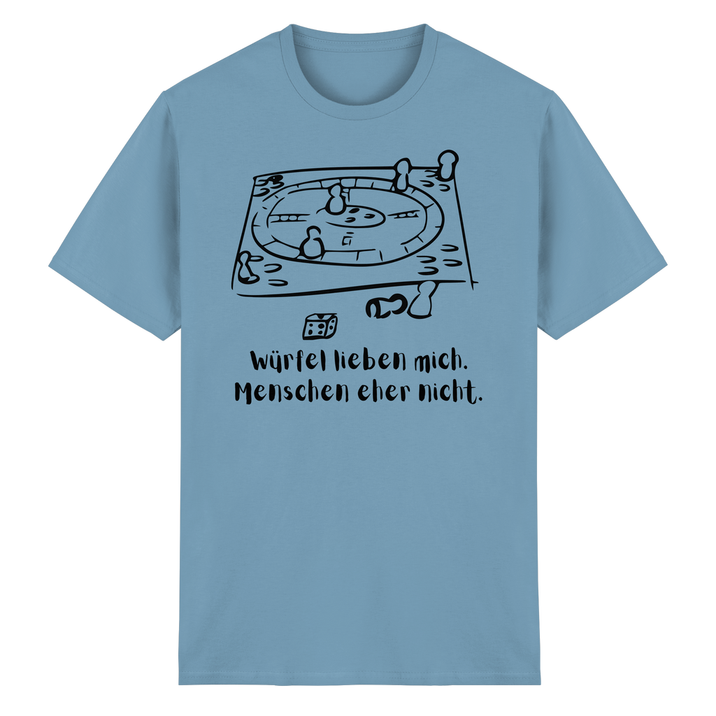 Würfel lieben mich. Menschen eher nicht. - Heavy Cotton T-Shirt
