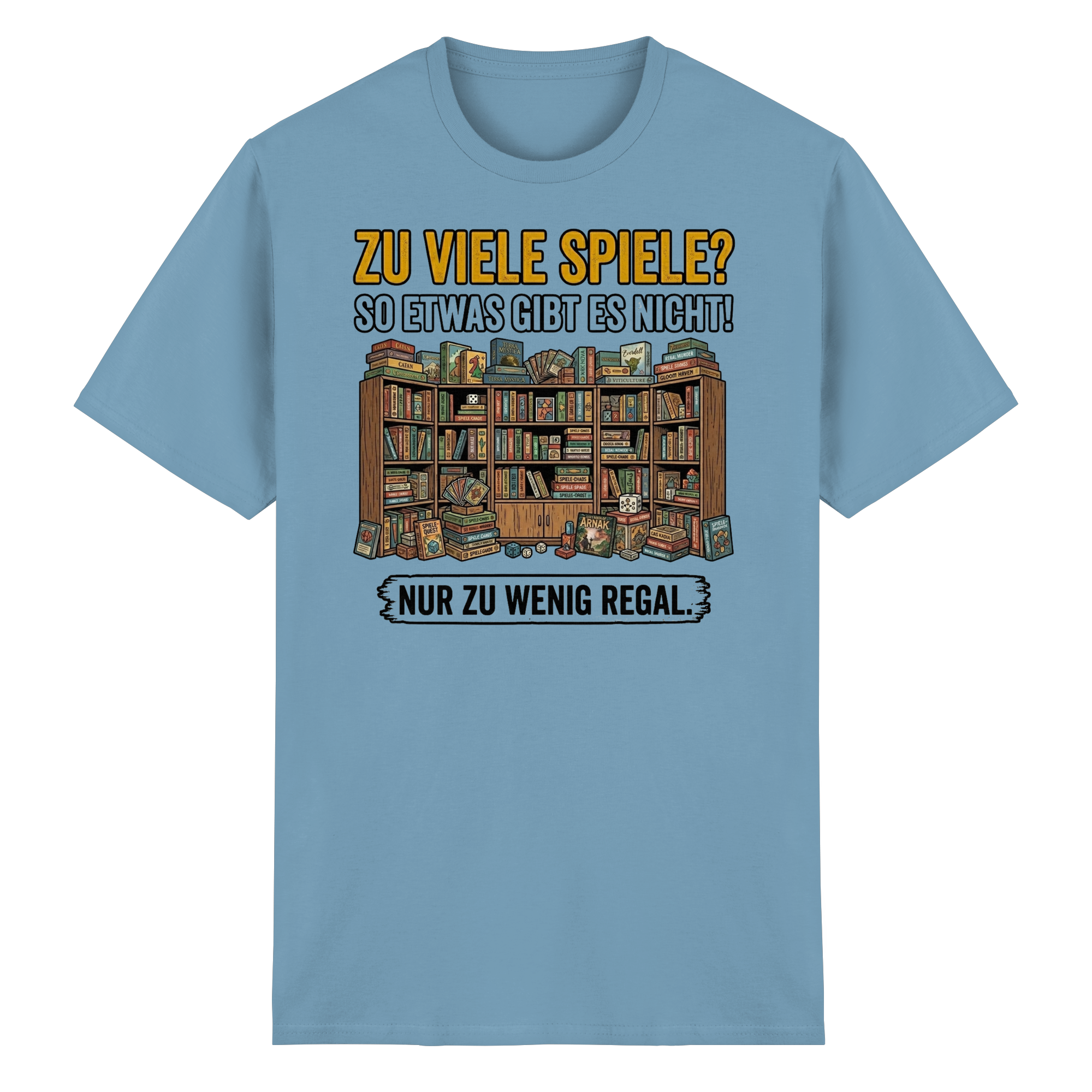 Zu viele Spiele? Zu wenig Regal.  - Heavy Cotton T-Shirt