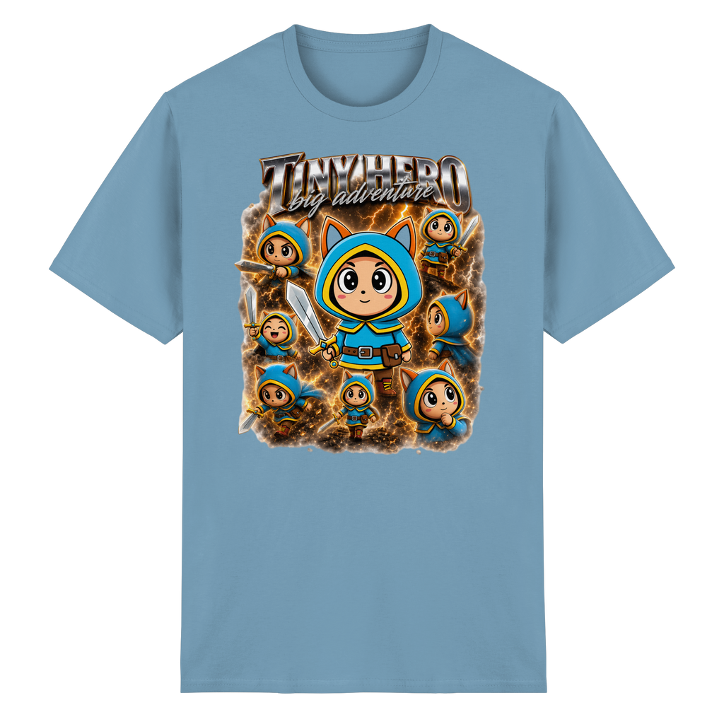 Tiny Hero – Big Adventure - Heavy Cotton T-Shirt