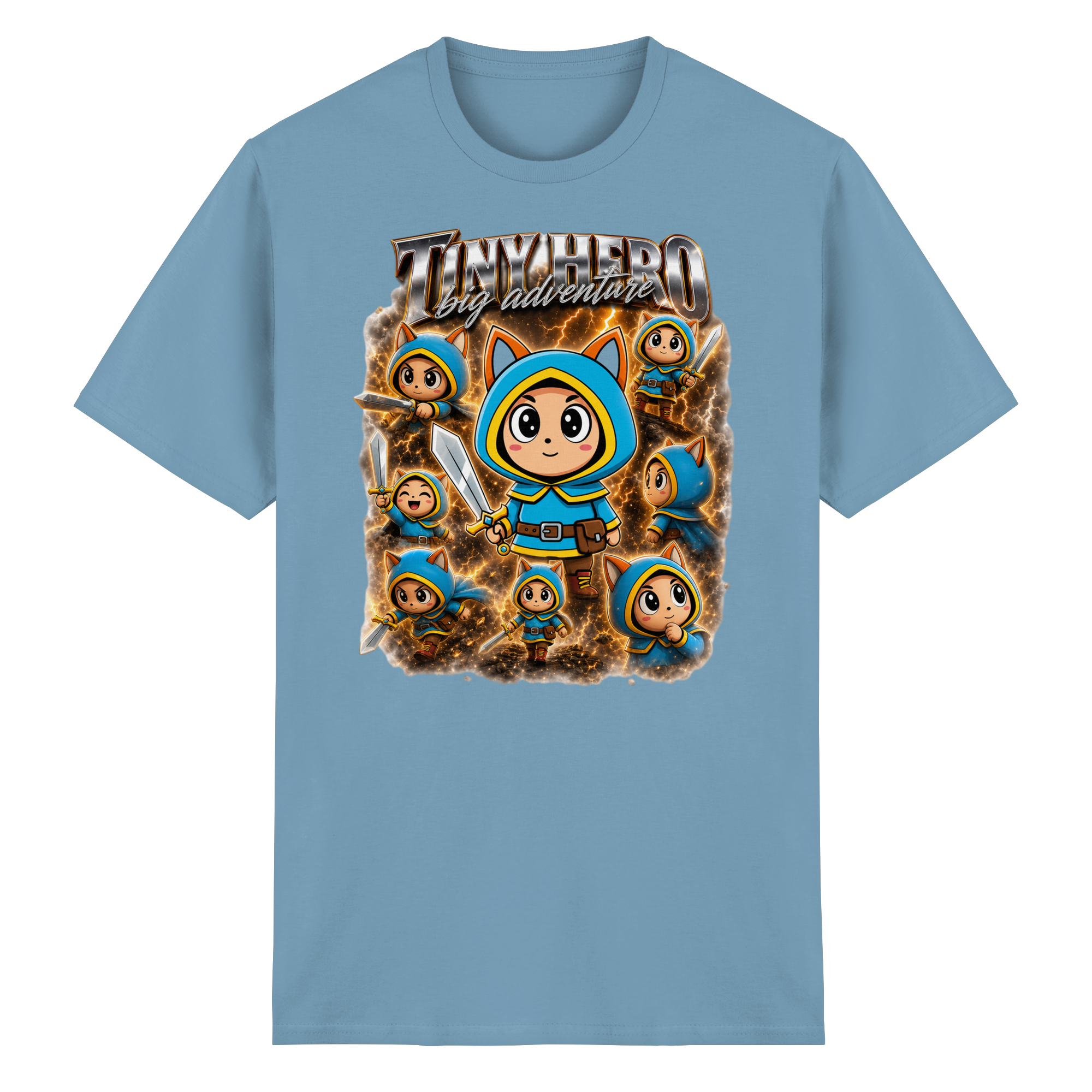 Tiny Hero – Big Adventure - Heavy Cotton T-Shirt