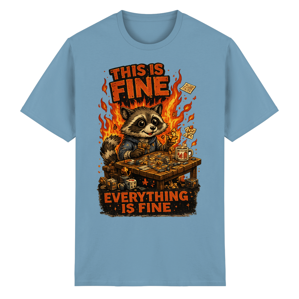 This Is Fine Club! - Heavy Cotton T-Shirt