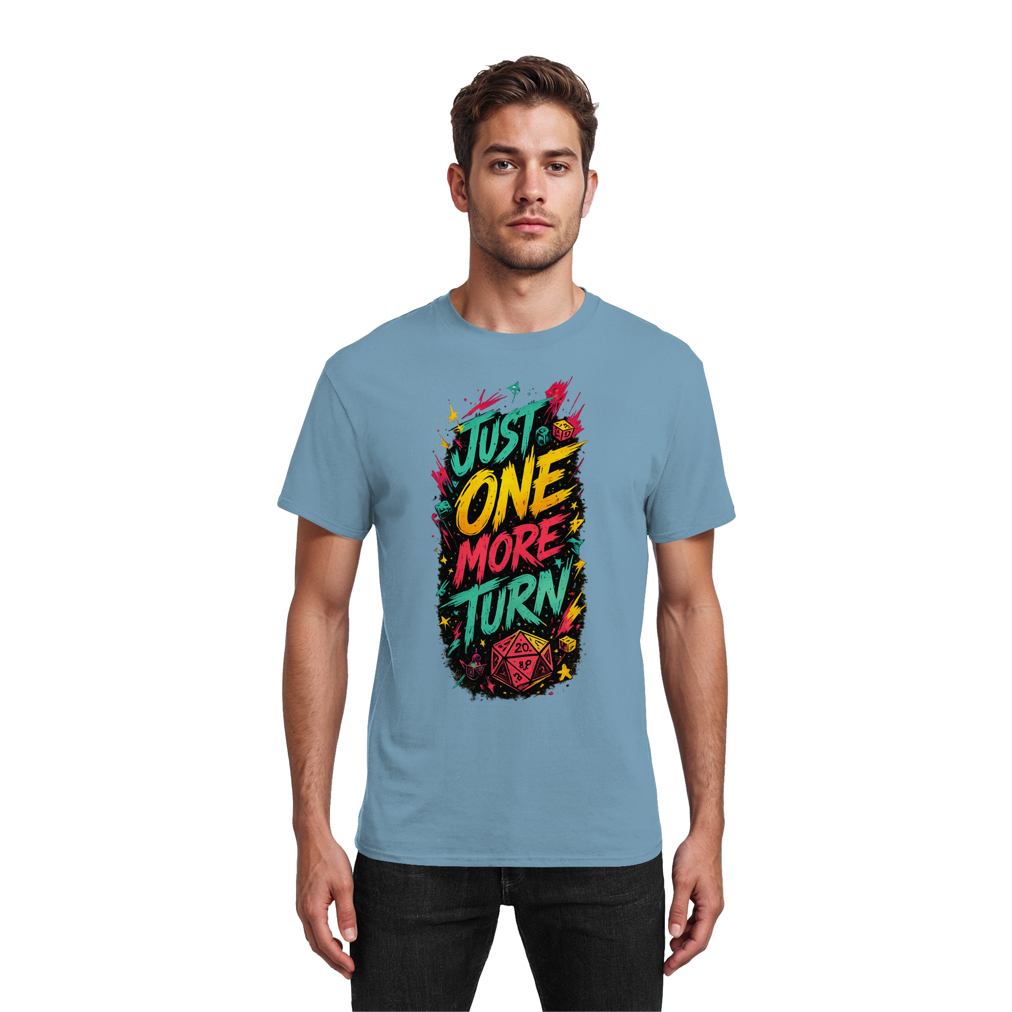 Just One More Turn! - Heavy Cotton T-Shirt