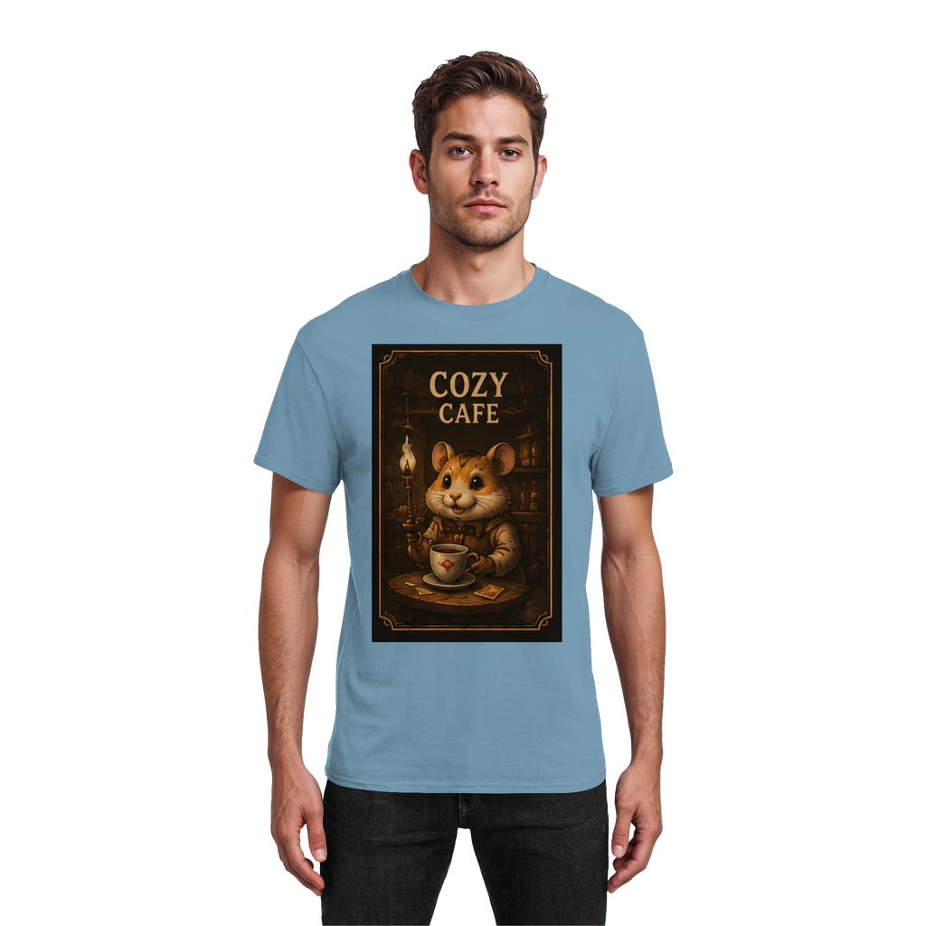 Cozy Café - Heavy Cotton T-Shirt