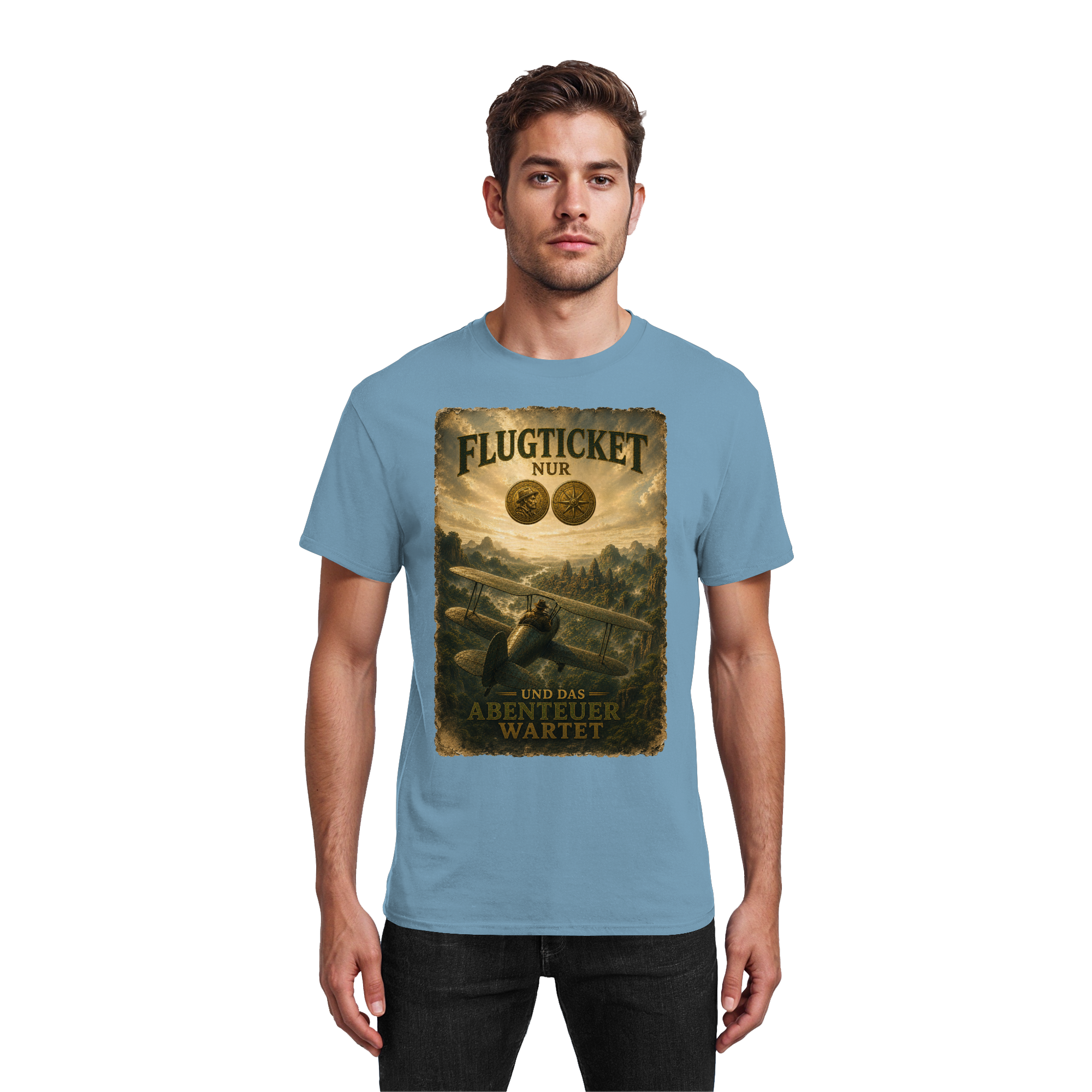 Adventure Ticket - Heavy Cotton T-Shirt
