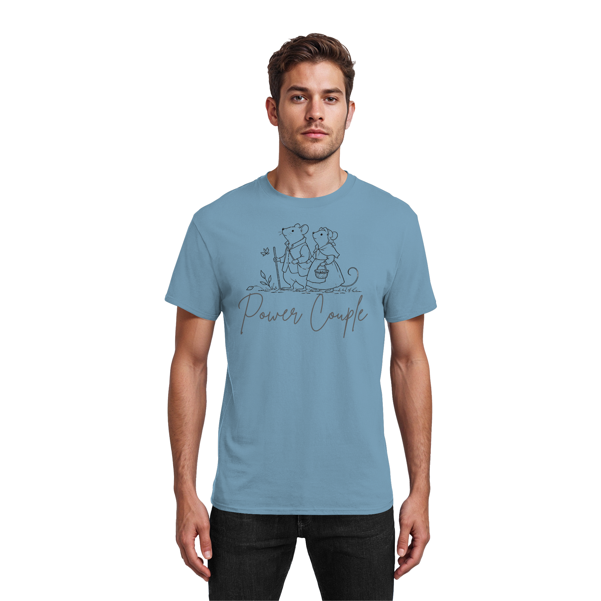 Power Couple - Heavy Cotton T-Shirt