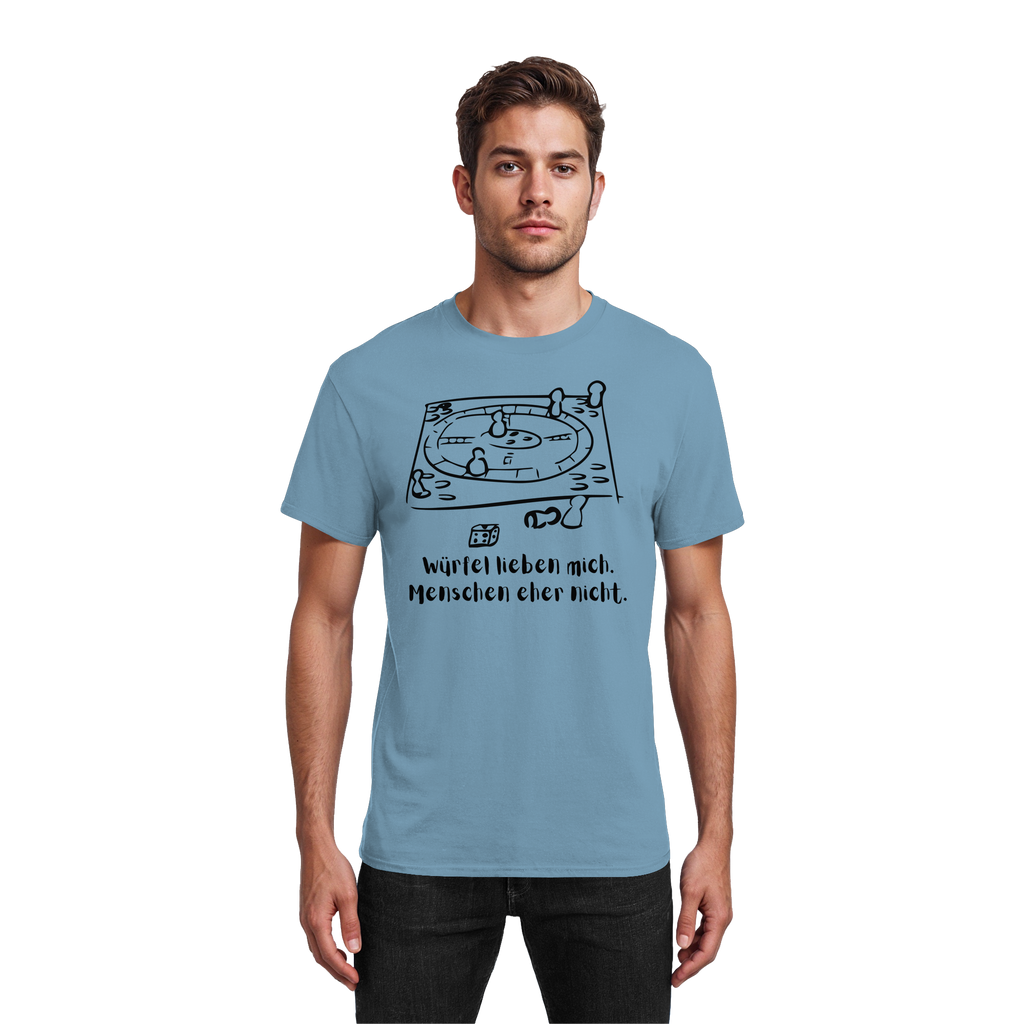 Würfel lieben mich. Menschen eher nicht. - Heavy Cotton T-Shirt