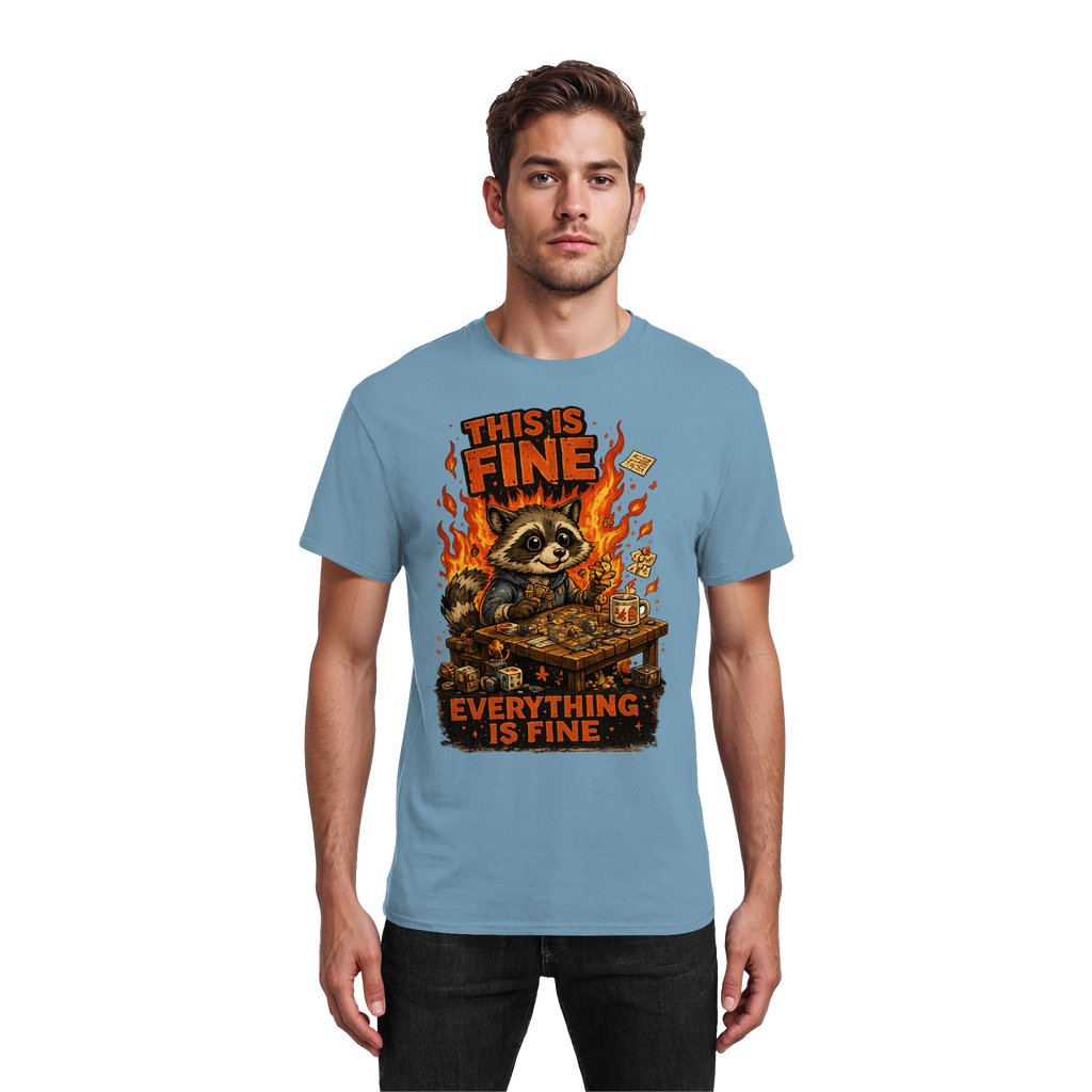 This Is Fine Club! - Heavy Cotton T-Shirt