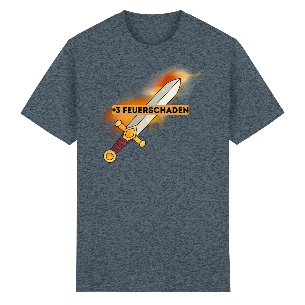 +3 Feuerschaden - Heavy Cotton T-Shirt