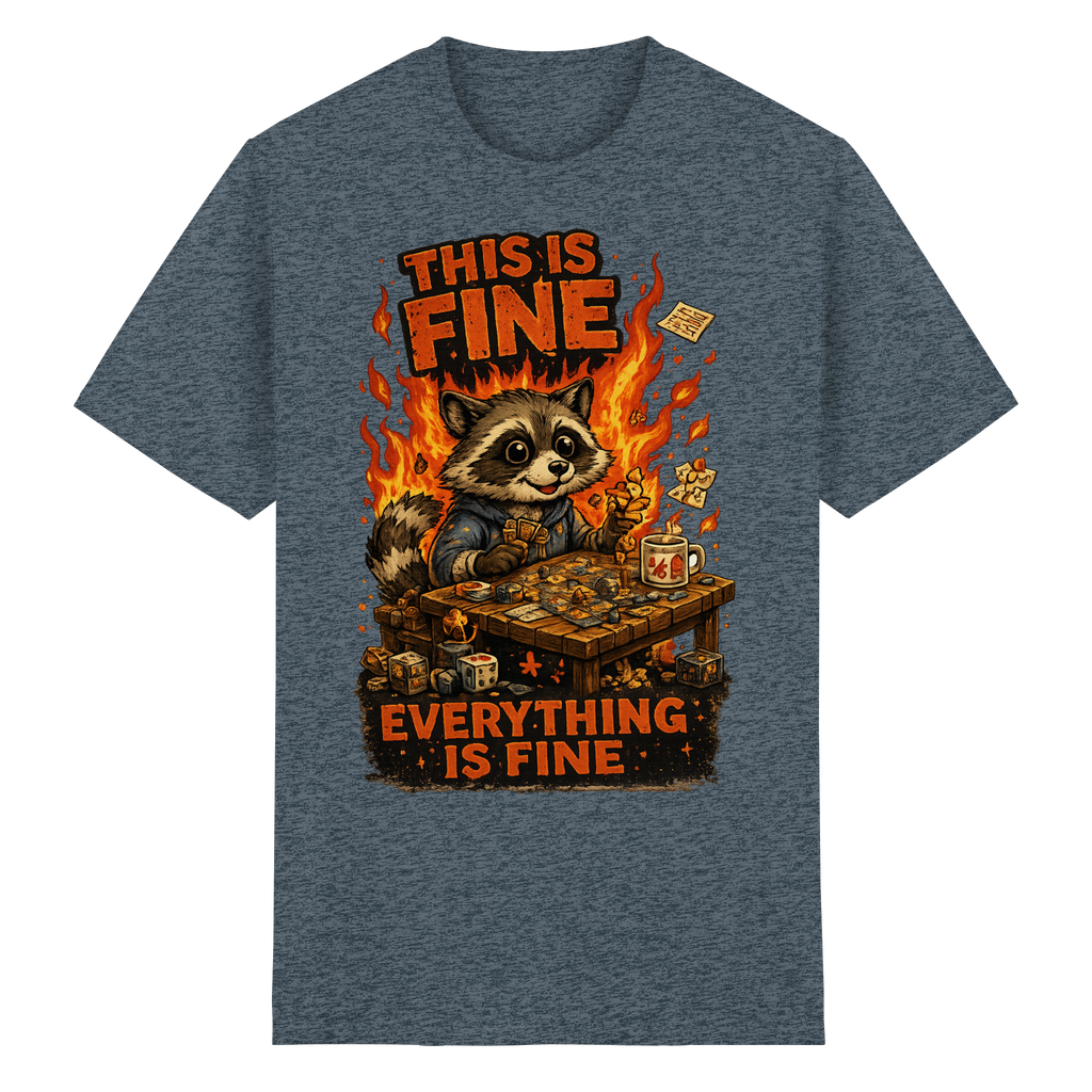 This Is Fine Club! - Heavy Cotton T-Shirt