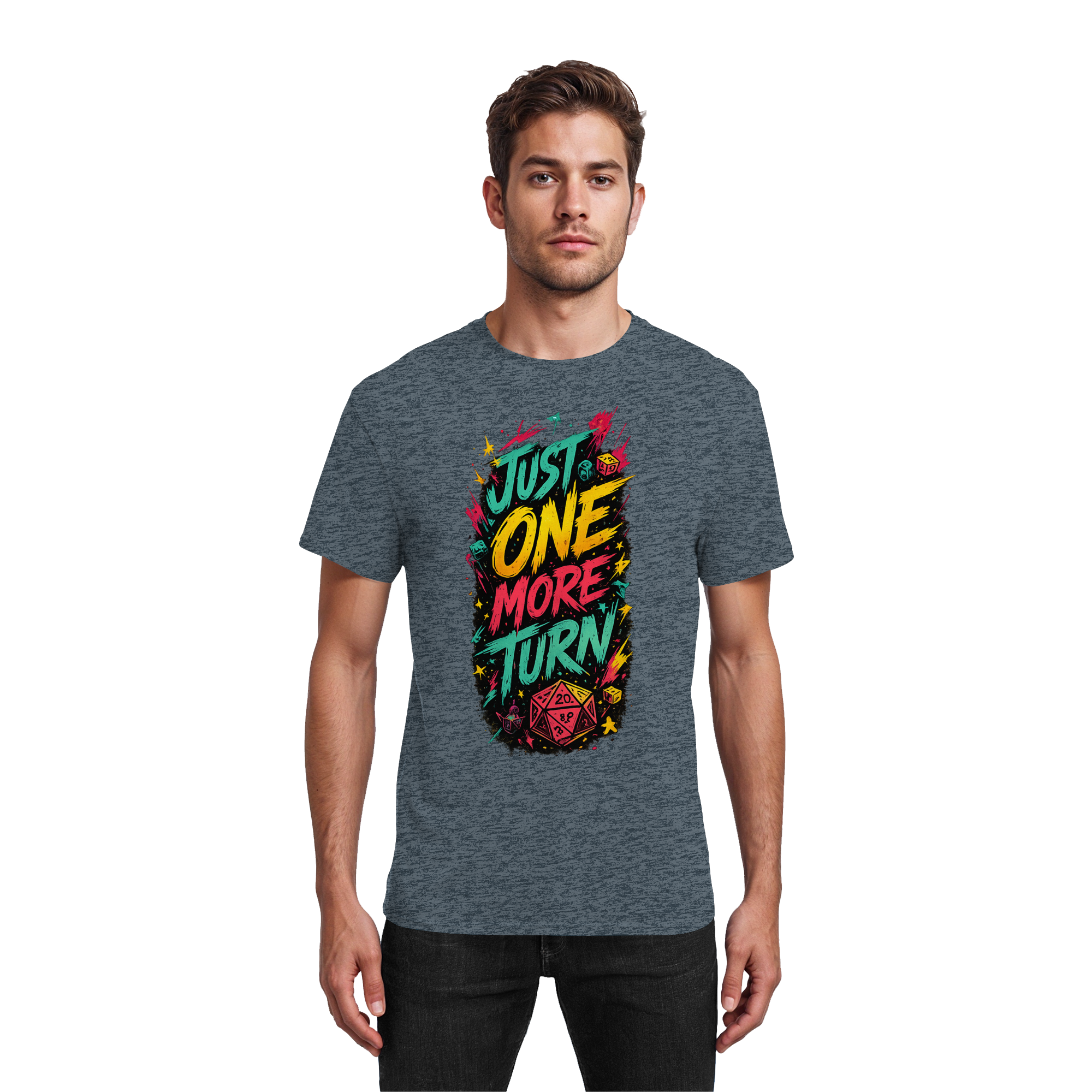 Just One More Turn! - Heavy Cotton T-Shirt