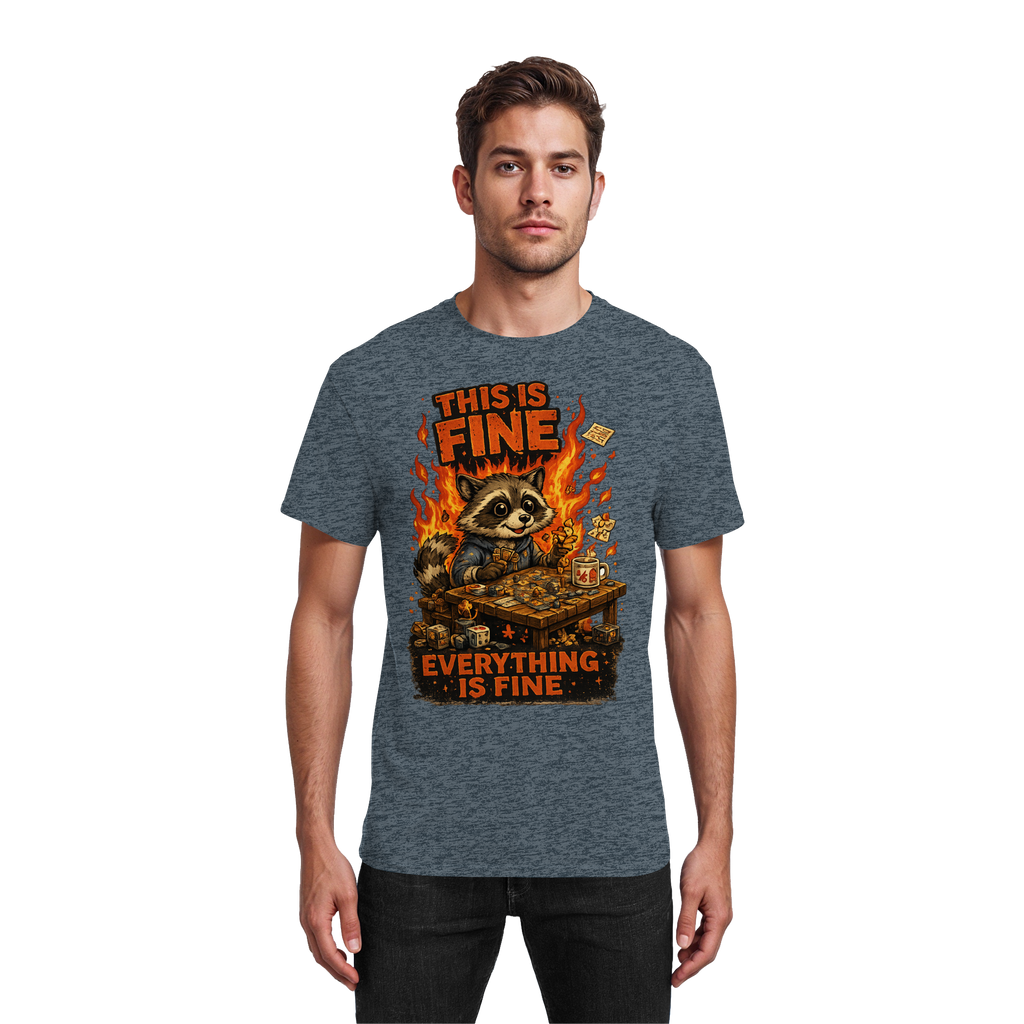 This Is Fine Club! - Heavy Cotton T-Shirt