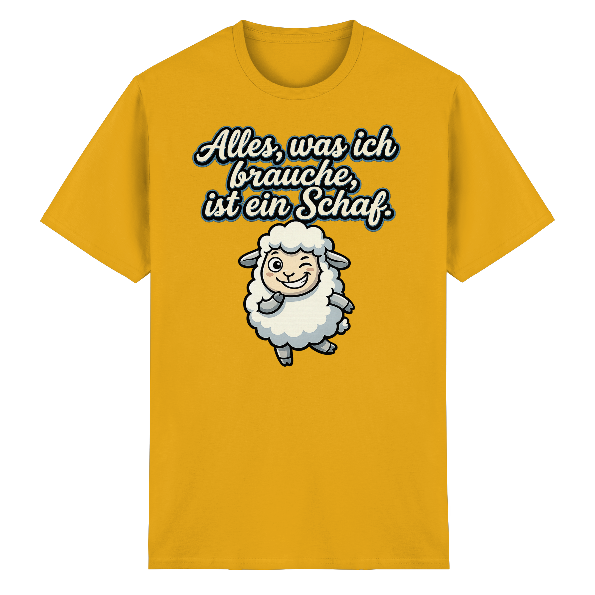 Alles, was ich brauche, ist ein Schaf!  - Heavy Cotton T-Shirt