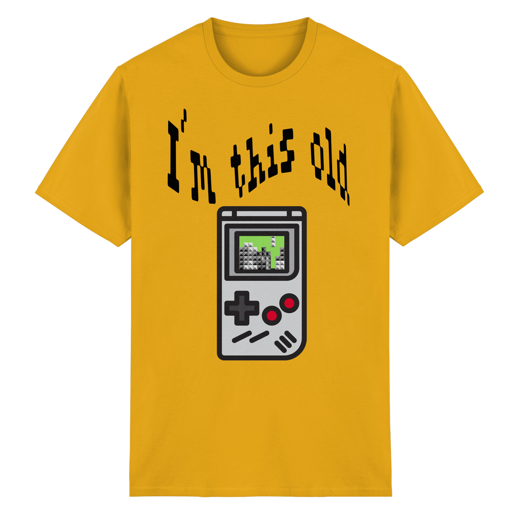 Retro Handheld - Heavy Cotton T-Shirt
