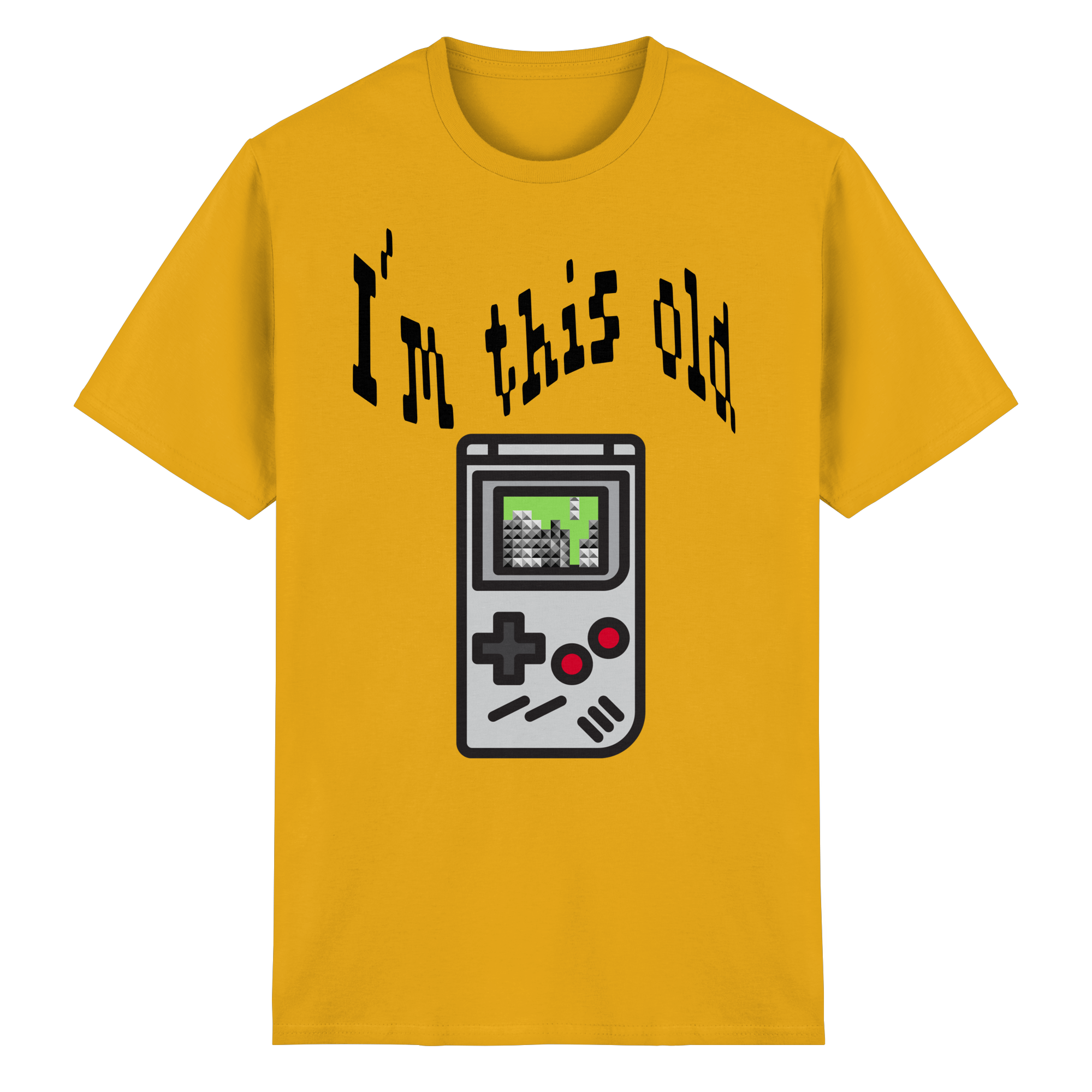 Retro Handheld - Heavy Cotton T-Shirt