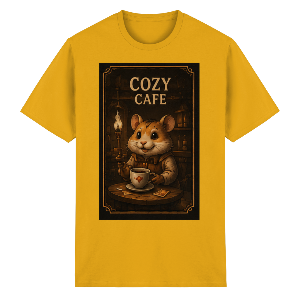 Cozy Café - Heavy Cotton T-Shirt