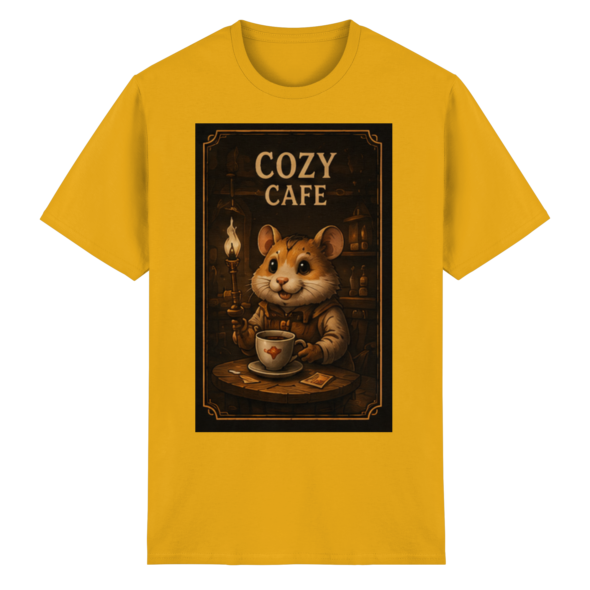 Cozy Café - Heavy Cotton T-Shirt