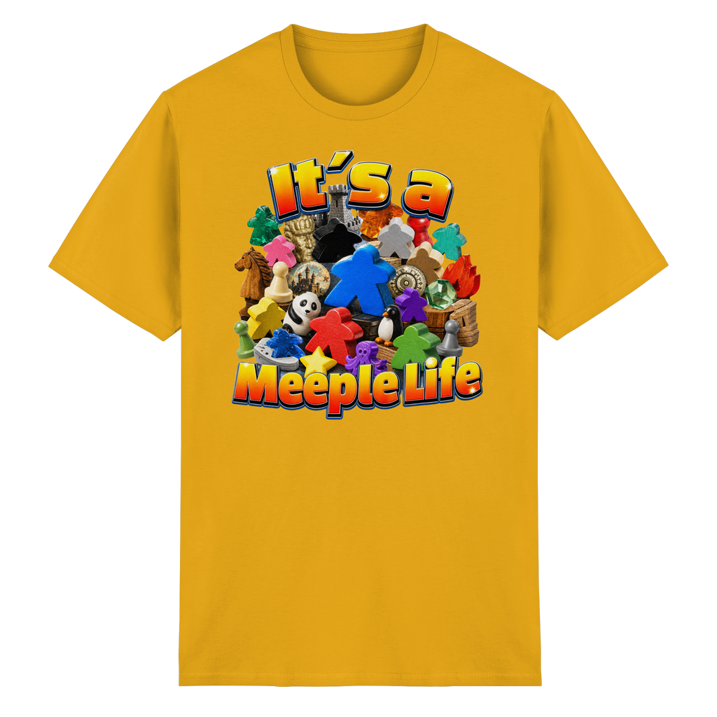 It's a Meeple Life - Heavy Cotton T-Shirt