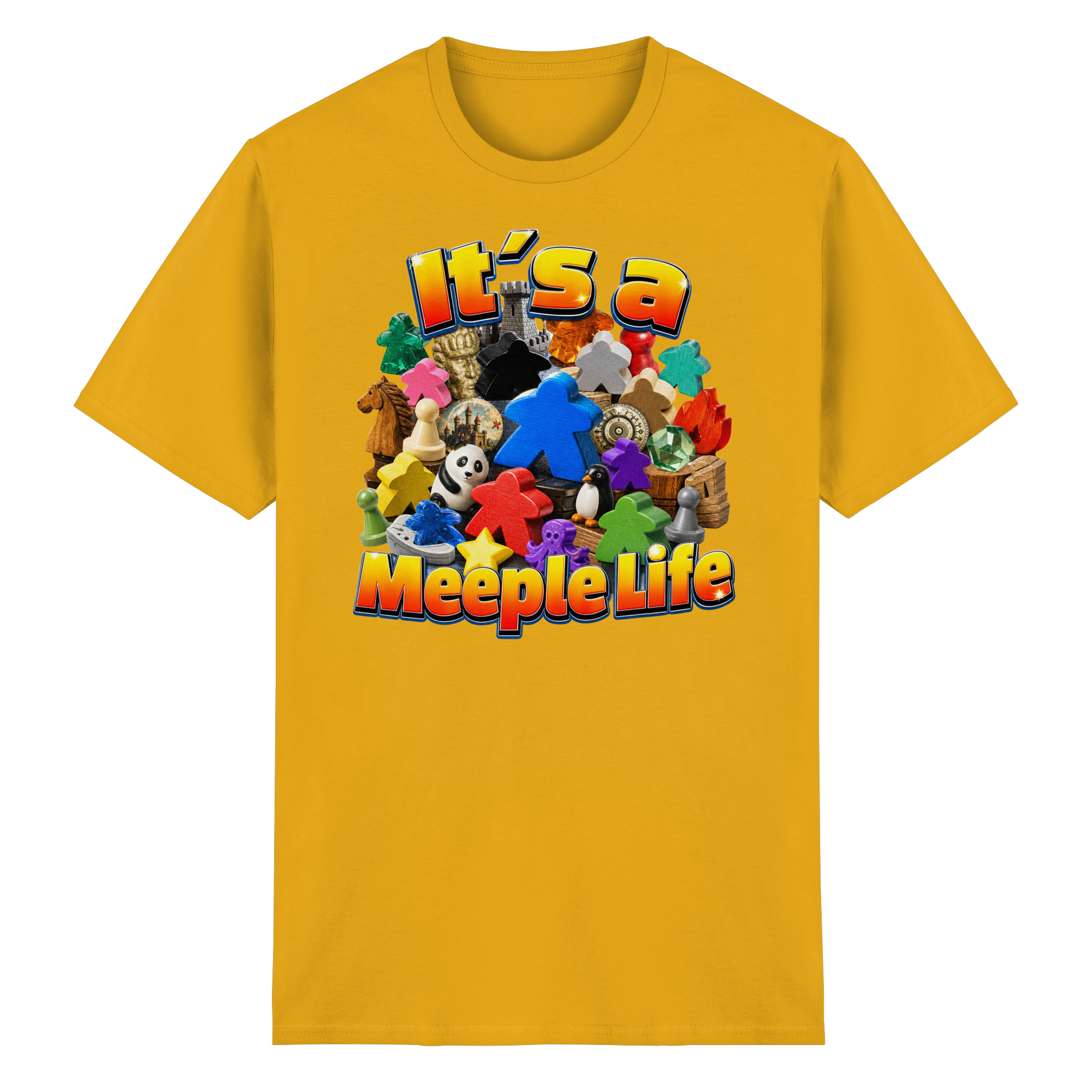 It's a Meeple Life - Heavy Cotton T-Shirt