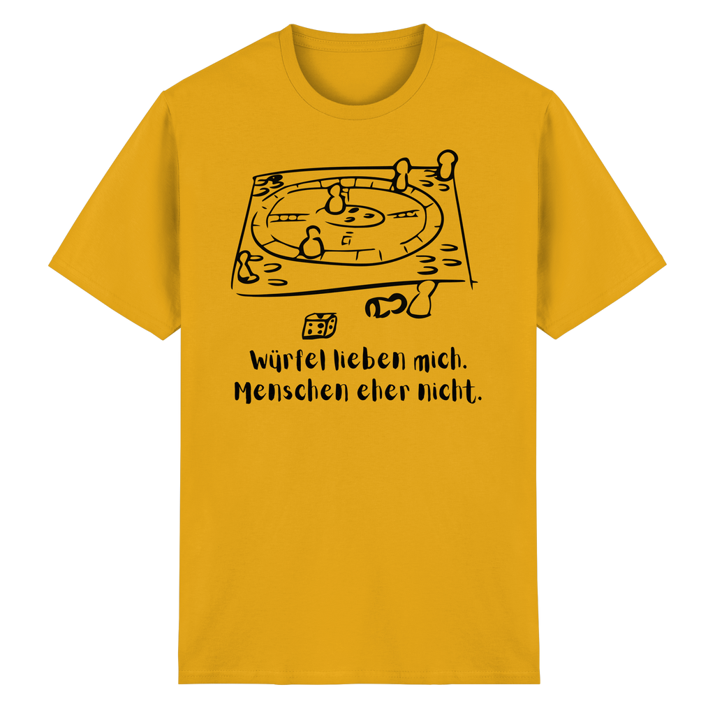 Würfel lieben mich. Menschen eher nicht. - Heavy Cotton T-Shirt
