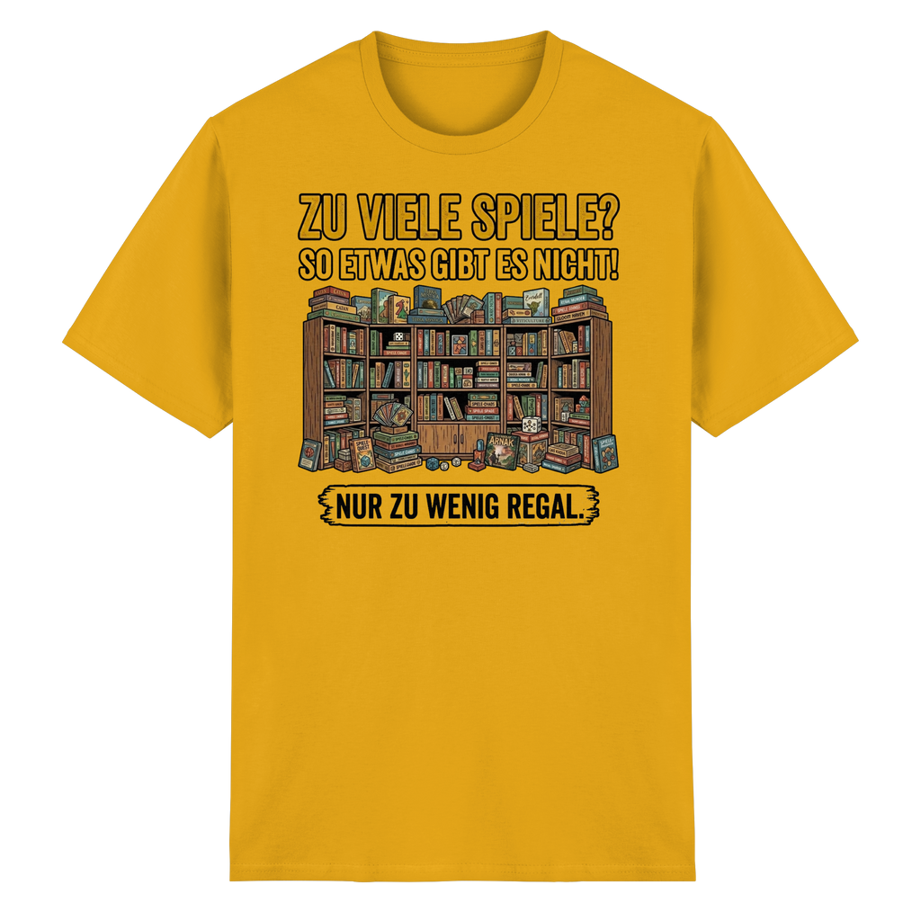 Zu viele Spiele? Zu wenig Regal.  - Heavy Cotton T-Shirt