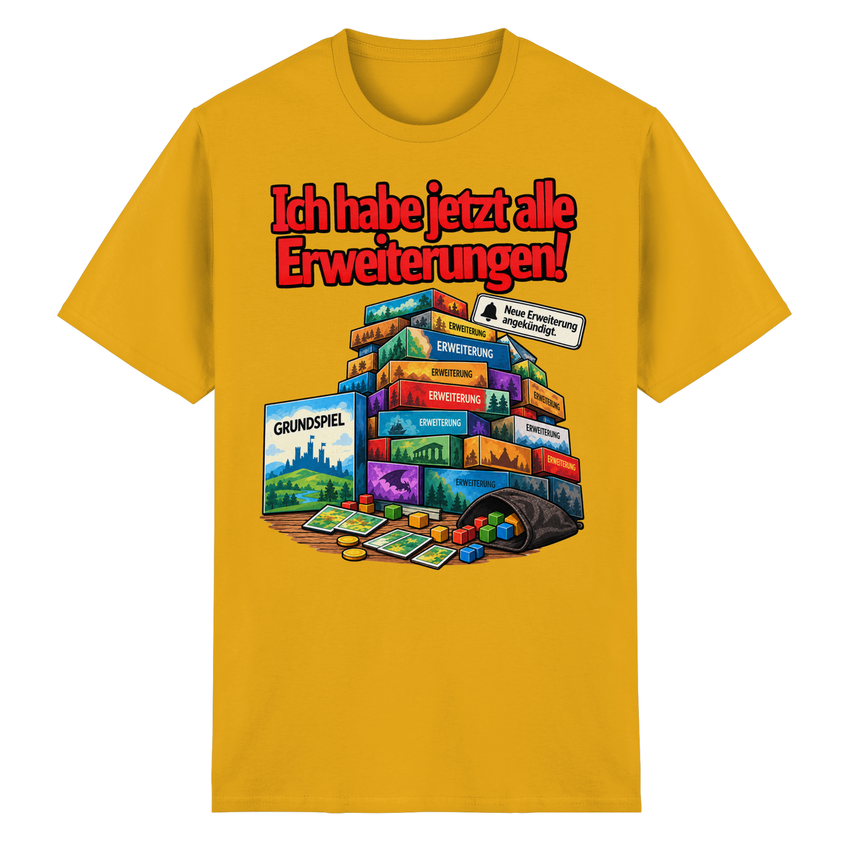 Ich hab jetzt alle Erweiterungen - Heavy Cotton T-Shirt