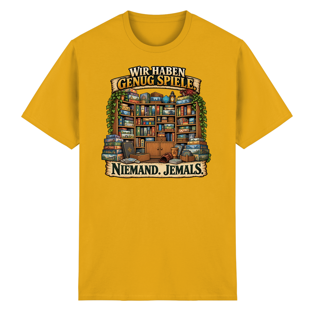 Wir haben genug Spiele - Heavy Cotton T-Shirt