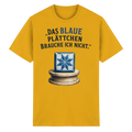 Das blaue Plättchen - Heavy Cotton T-Shirt