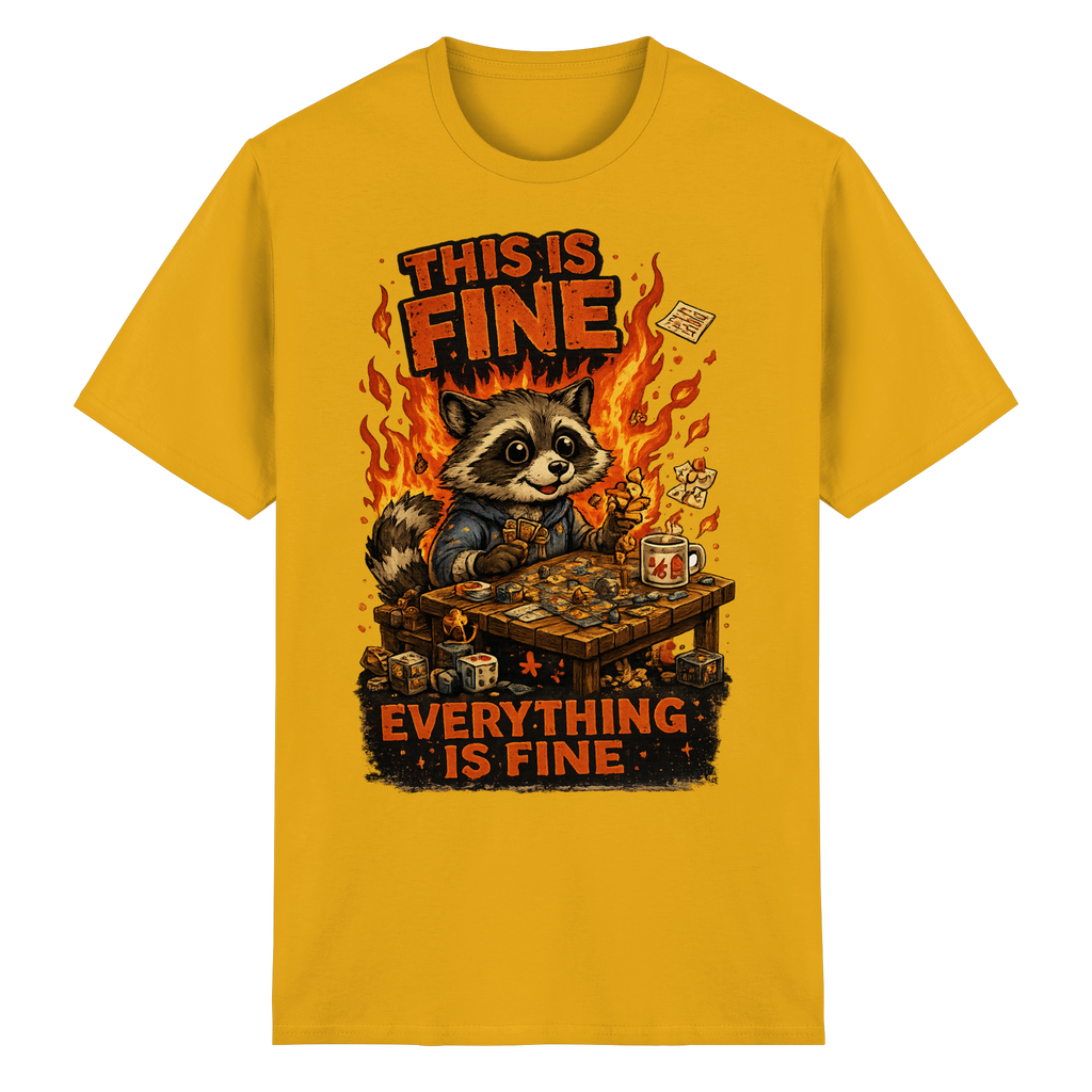 This Is Fine Club! - Heavy Cotton T-Shirt