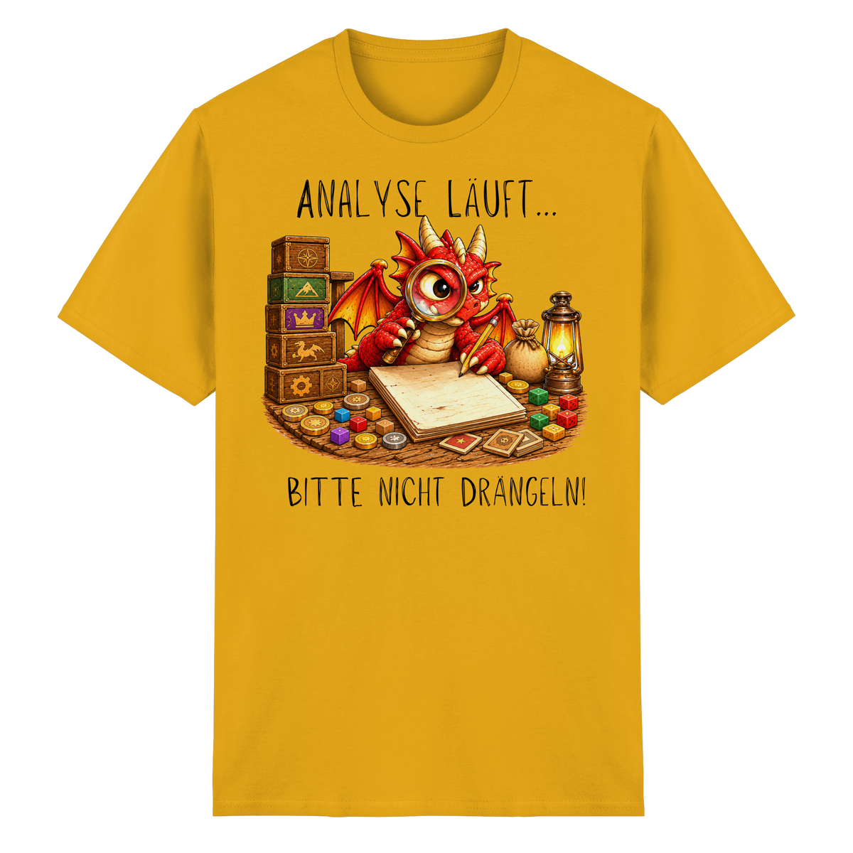 Analyse läuft. Bitte nicht drängeln. - Heavy Cotton T-Shirt