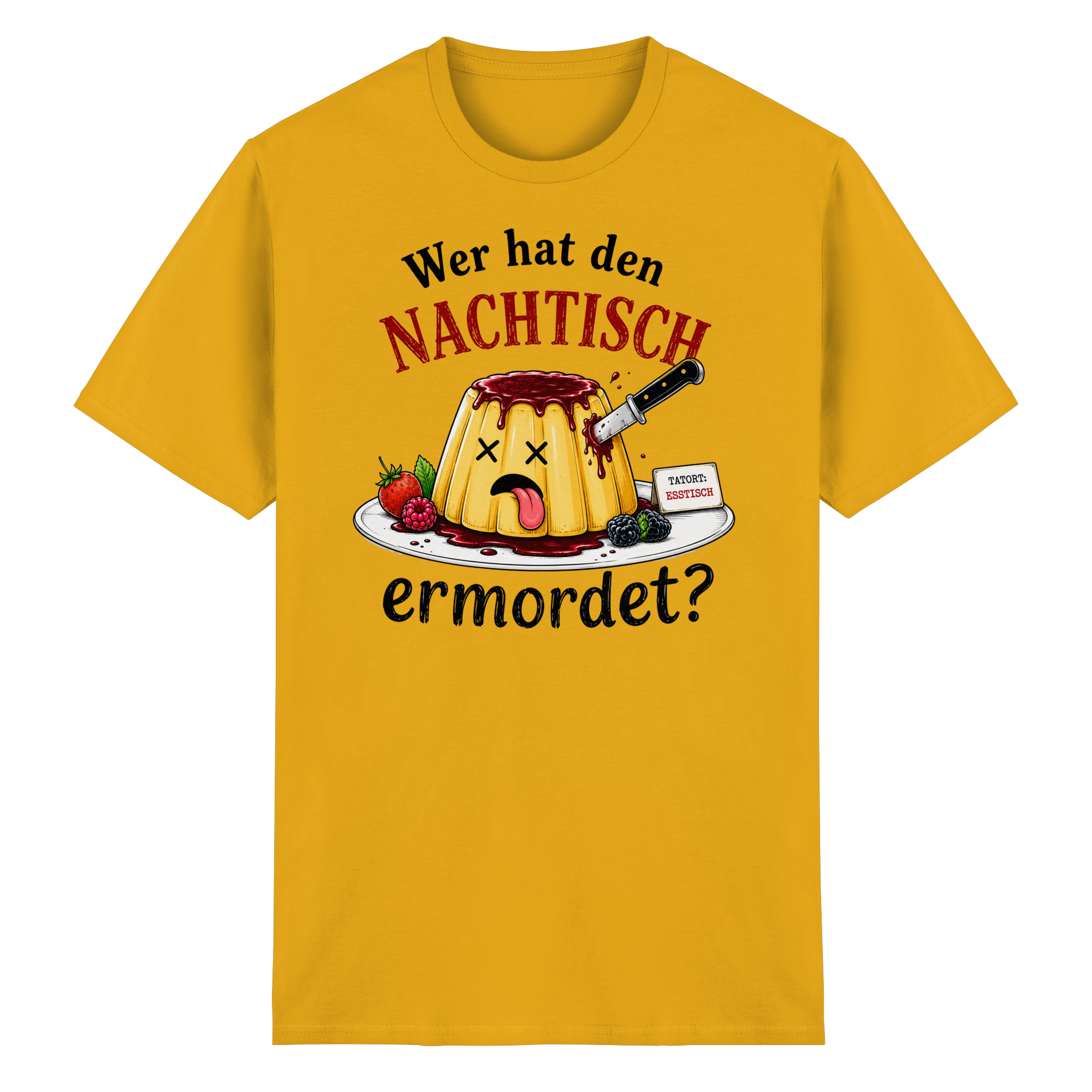 Wer hat den Nachtisch ermordet? - Heavy Cotton T-Shirt