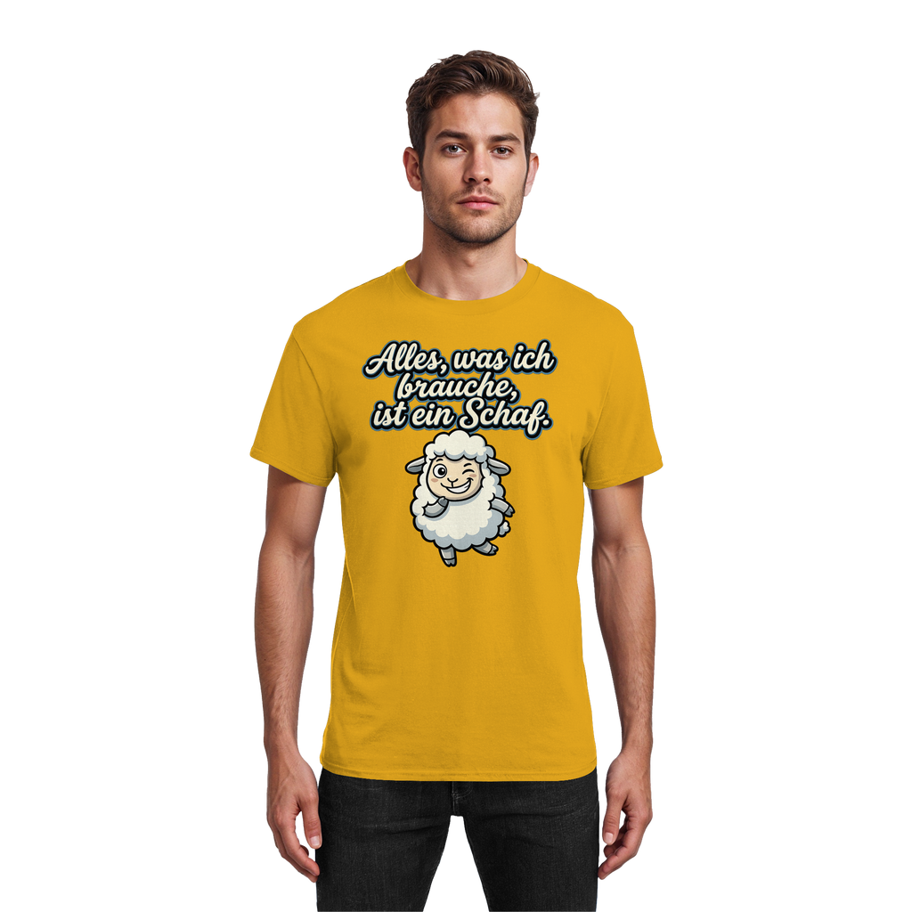 Alles, was ich brauche, ist ein Schaf!  - Heavy Cotton T-Shirt