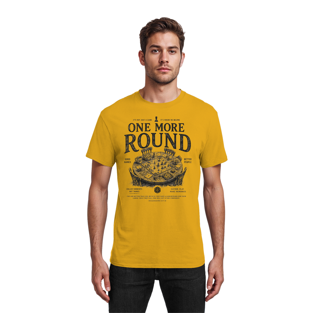 One More Round - Heavy Cotton T-Shirt