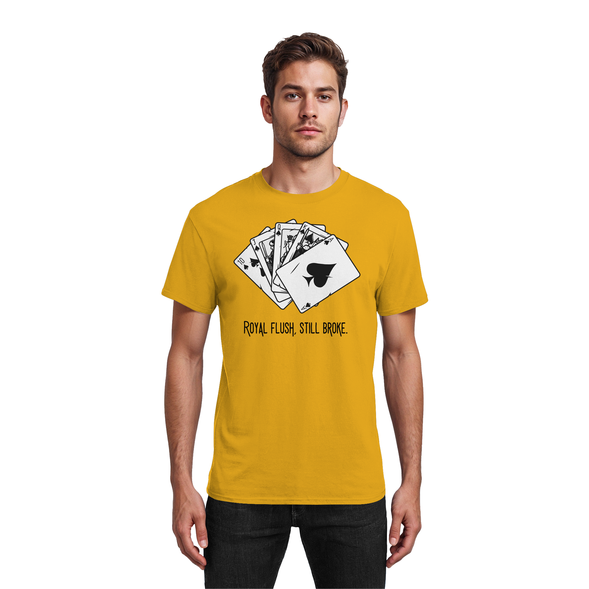 Ace Up My Sleeve - Heavy Cotton T-Shirt