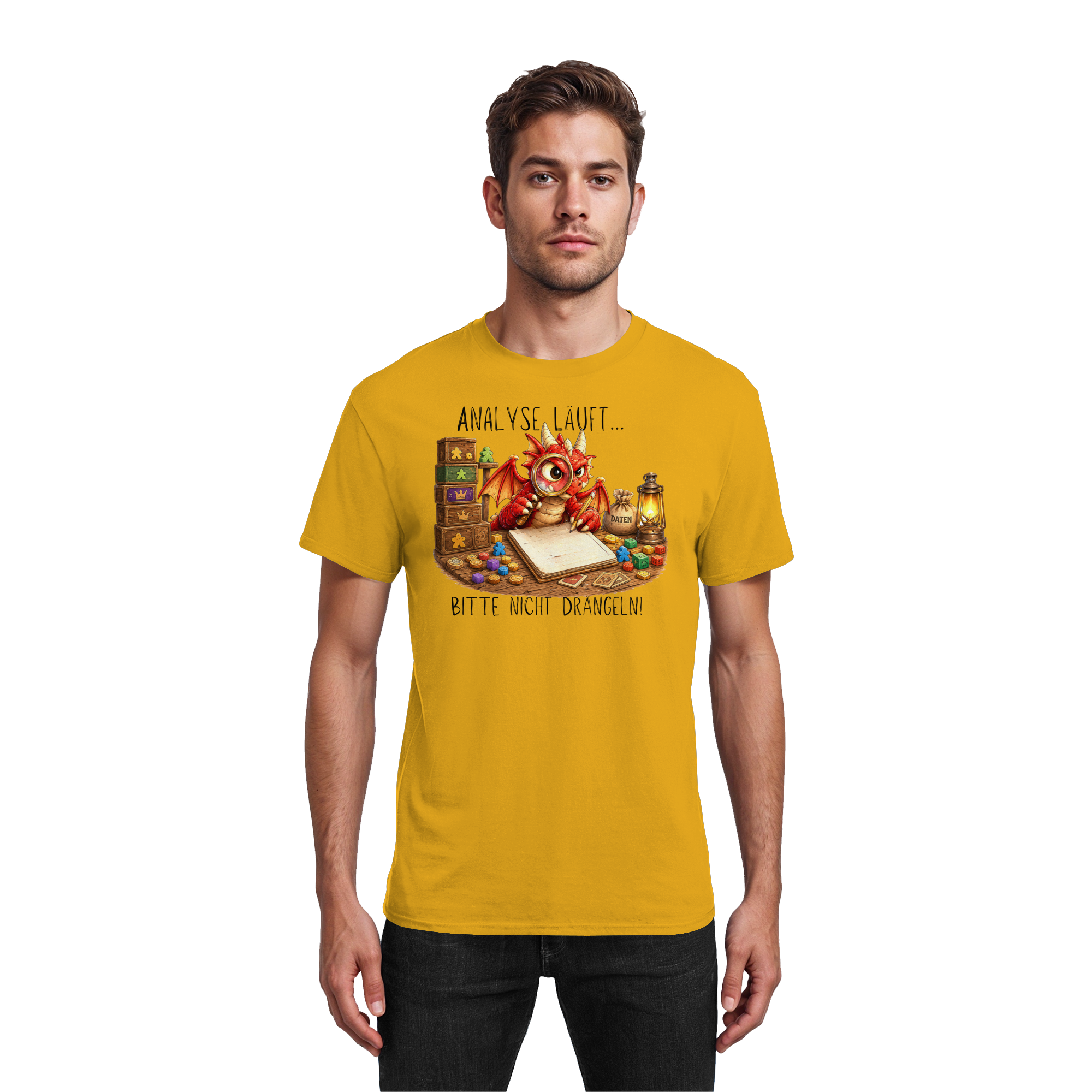 Analyse läuft. Bitte nicht drängeln. - Heavy Cotton T-Shirt