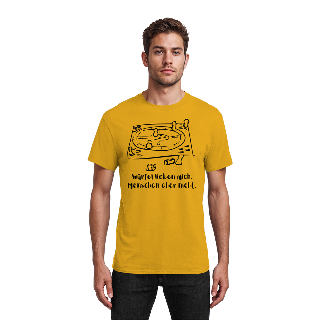 Würfel lieben mich. Menschen eher nicht. - Heavy Cotton T-Shirt